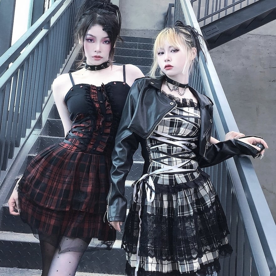 ゴスロリ通販 With U ゴシック ロリィタ ジャンパースカート ワンピ