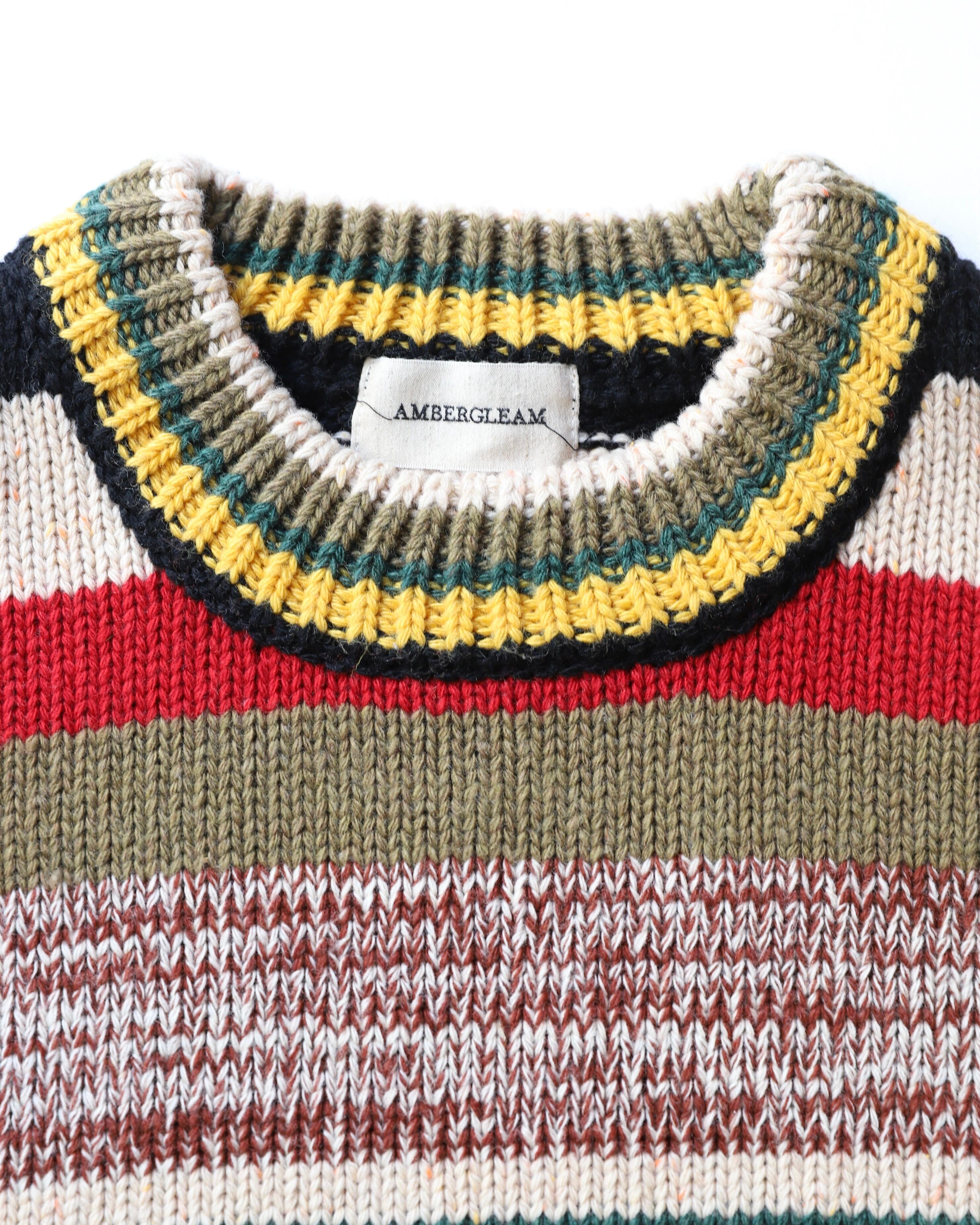 Rainbow Wool Sweater / レインボーウールセーター | AMBERGLEAM