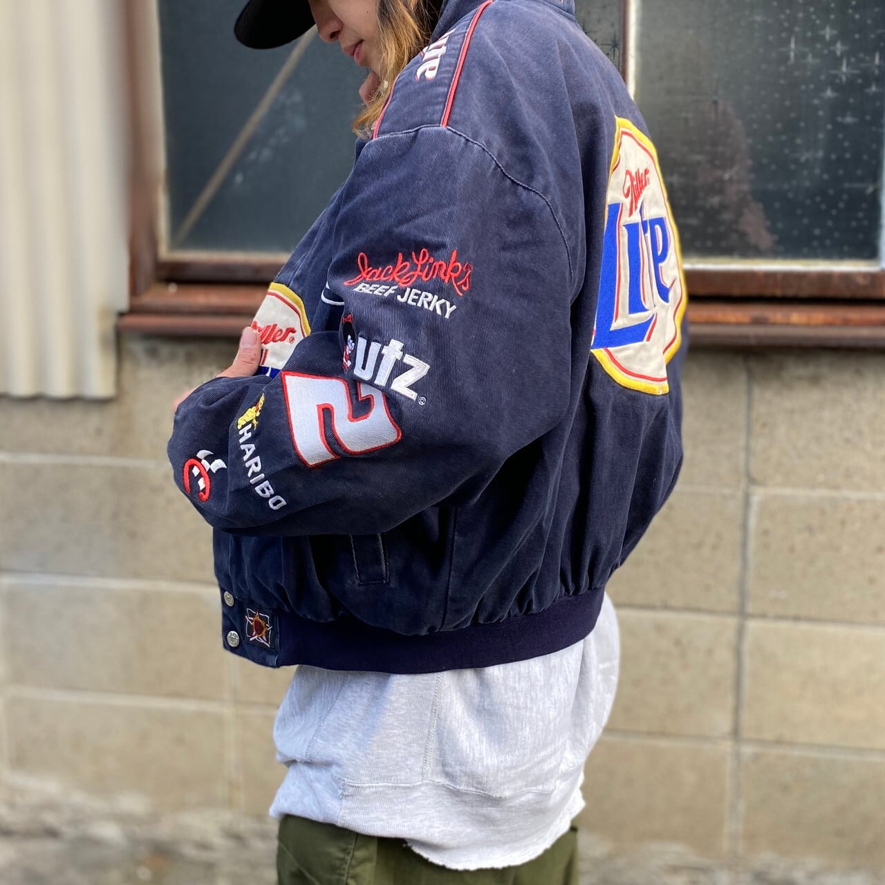 HASE AUTHENTICS by JH Design Group 企業ロゴ 刺繍 レーシング