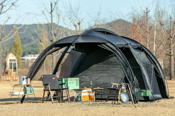 newカラー】V HOUSE M Black /TAN（MINIMAL WORKS ） | outdoor.beans