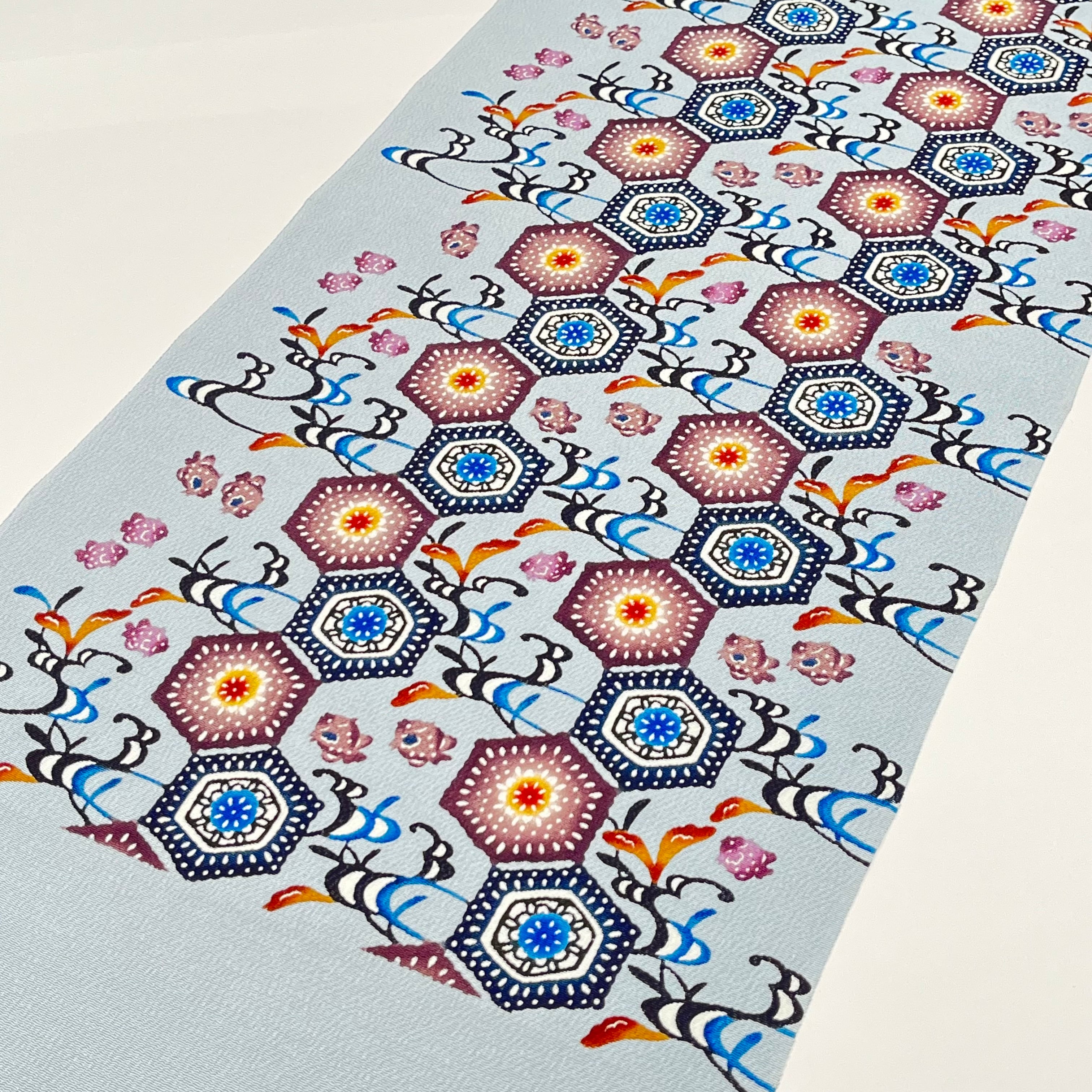 琉球紅型名古屋帯 | 十文字屋呉服店オンラインショップ＜琉球紅型 首