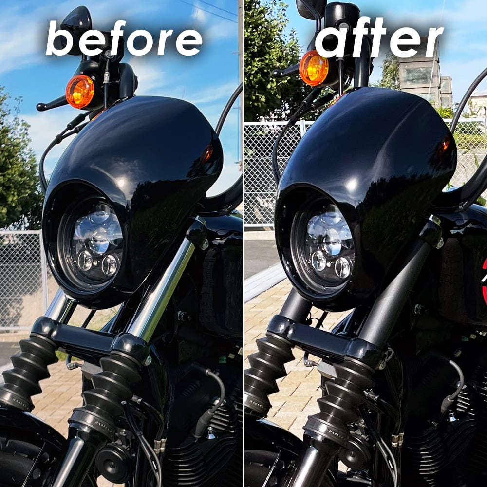 スポーツスター 39mmフォーク用 アッパーフォークカバー｜ハーレー