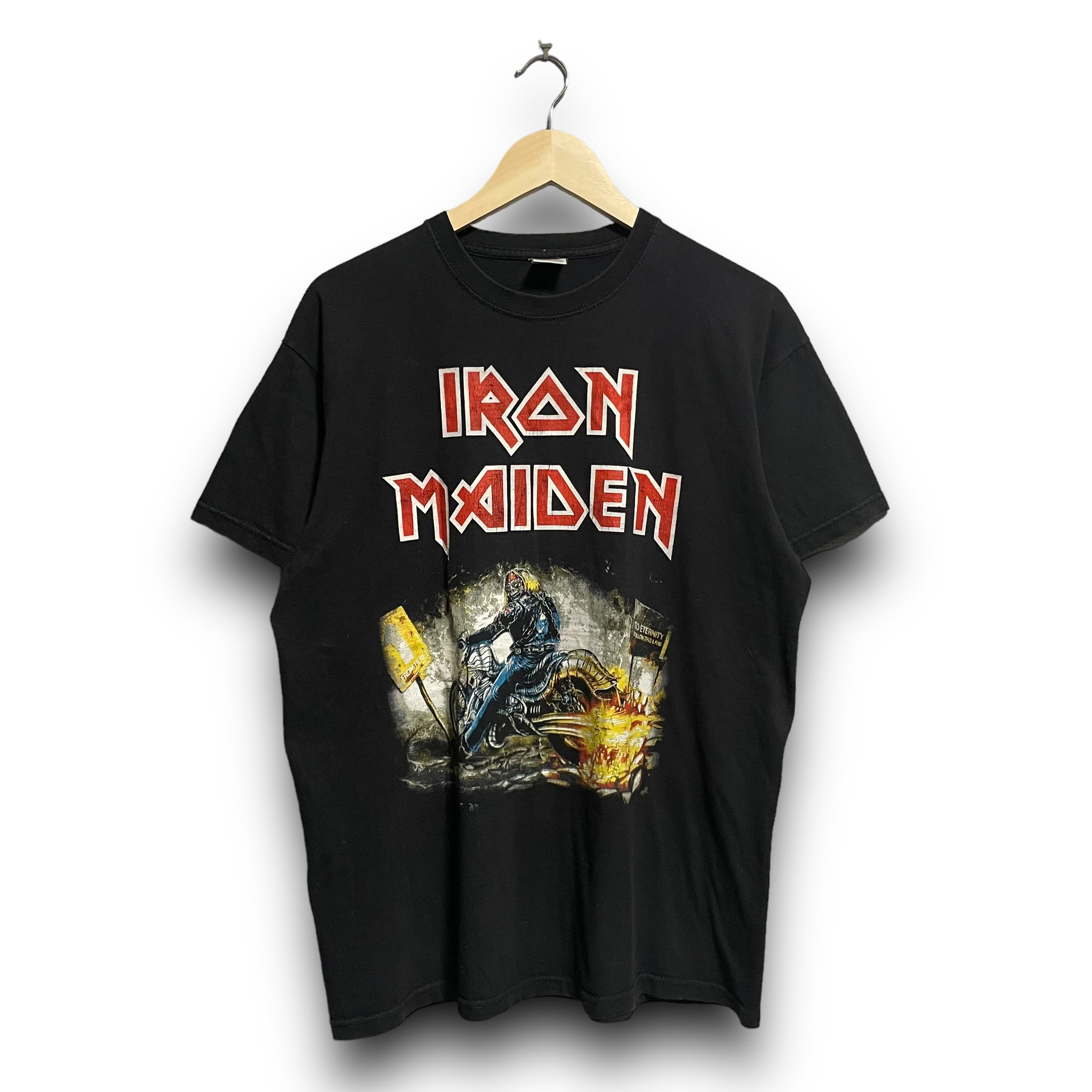 L】IRON MAIDEN アイアン・メイデン ツアーTシャツ バンドTシャツ