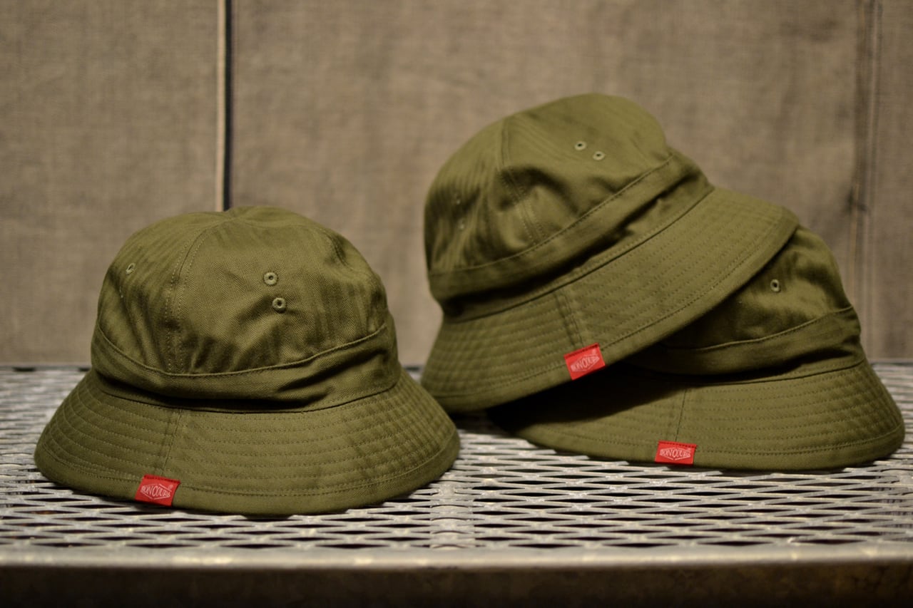 BONCOURA（ボンクラ） USネイビー ハット ミリタリーヘリンボーン | KURA