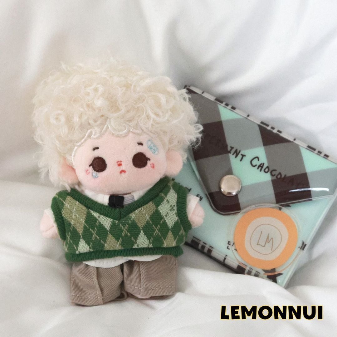 10cm 着せ替え ぬいぐるみ服 ちびぬい 学院 推し活 推しぬい 綿人形