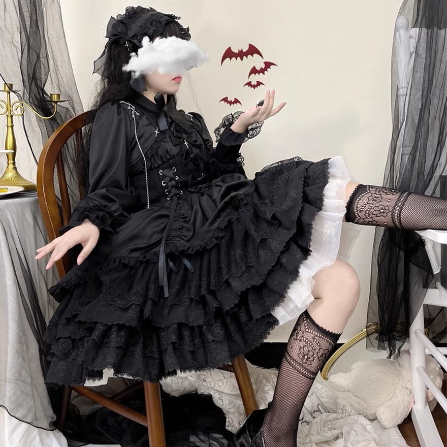 人気第6位 ゴシック 十字コルセット JSKセット セットアップ ゴシック