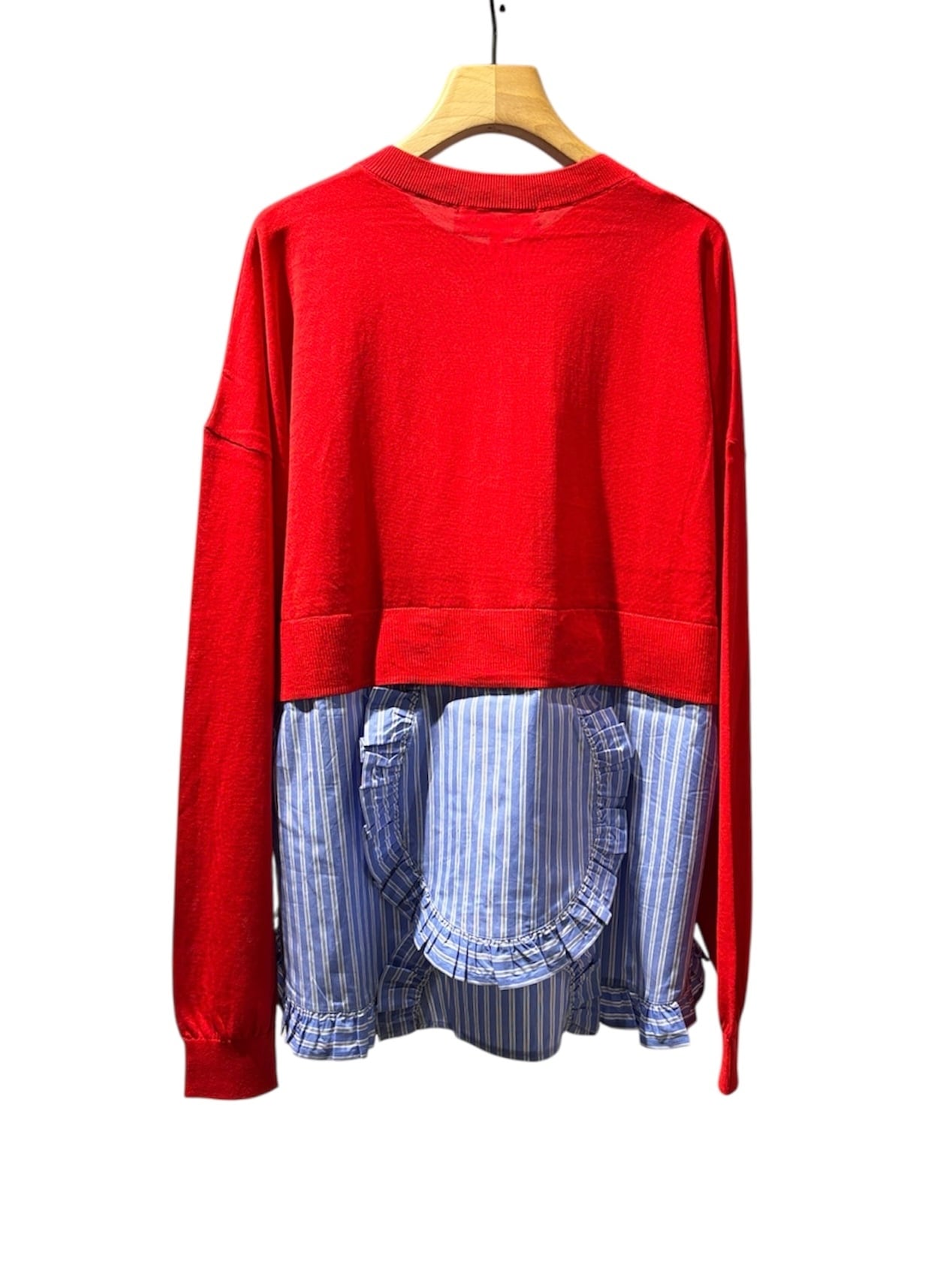 25AW】ENFOLD エンフォルド / FRILL-BOTTOM CARDIGAN / カーディガン