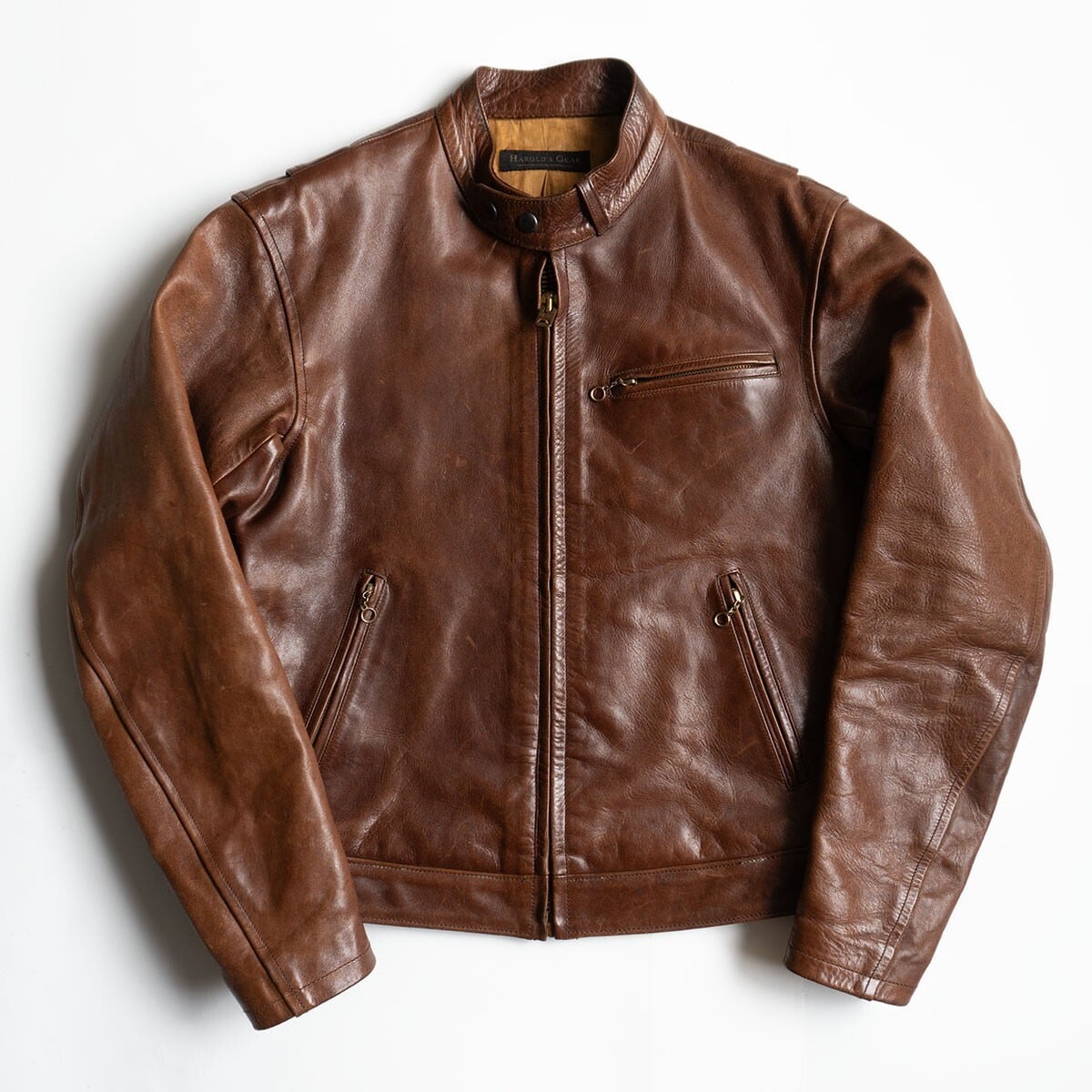 雰囲気抜群】HAROLDS GEAR【シングルライダース ジャケット