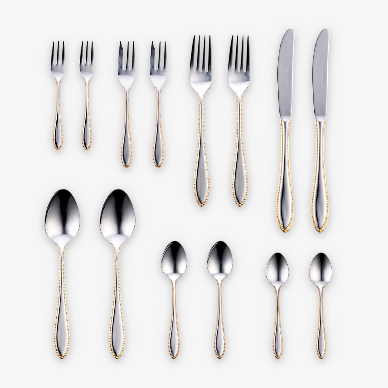 岡部洋食器製作所/パールラインステンレス/ディナーセット/ペア