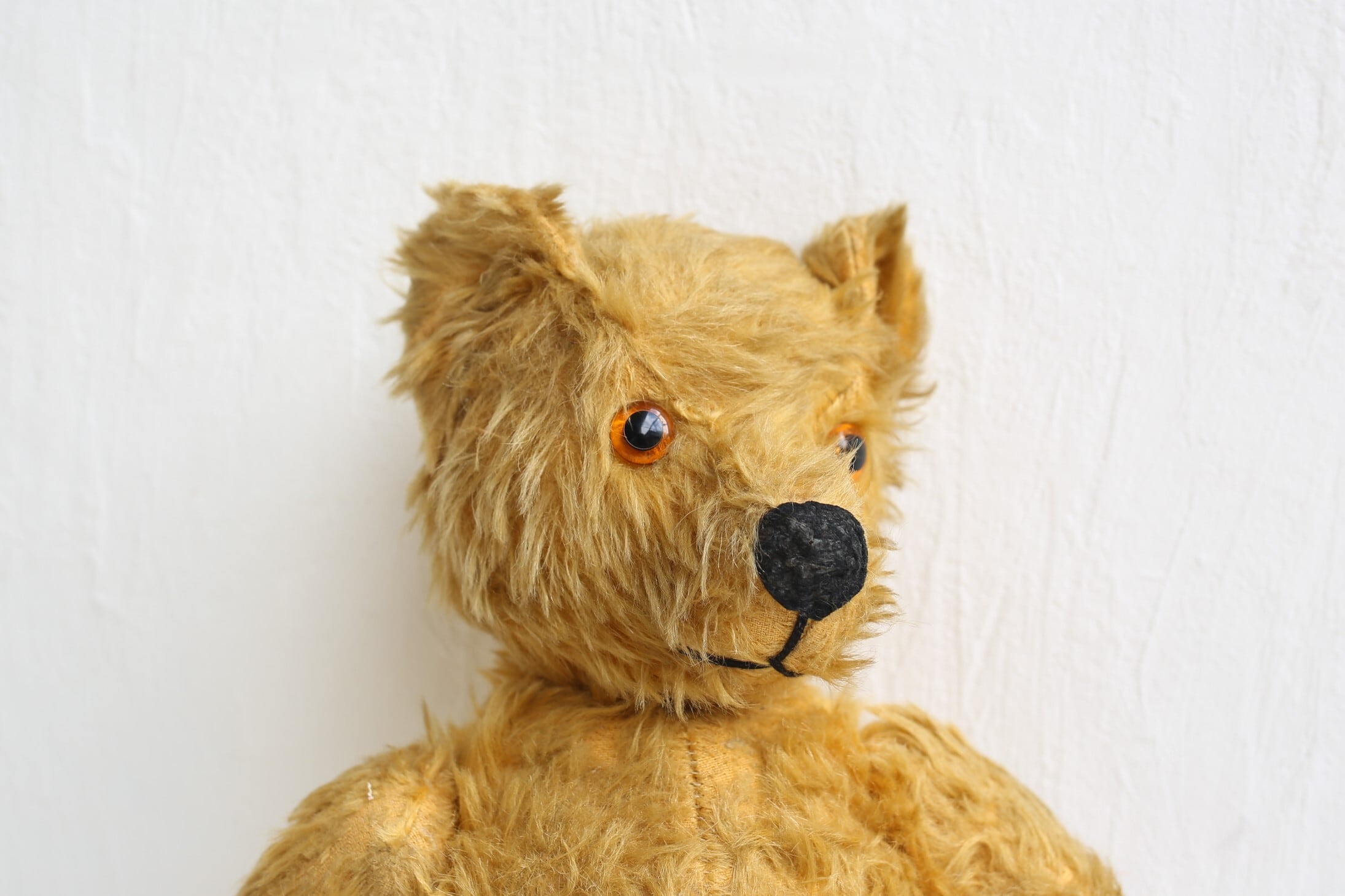 イギリス アンティーク ヴィンテージ テディベア ゴールドモヘアの兄弟