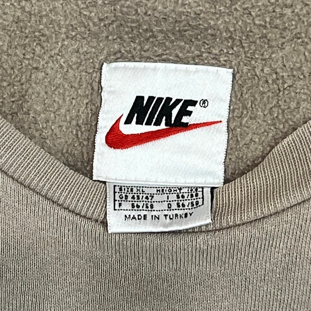 NIKE ナイキ スウェット XL 刺繍ロゴ ワンポイントロゴ 銀タグ 90s