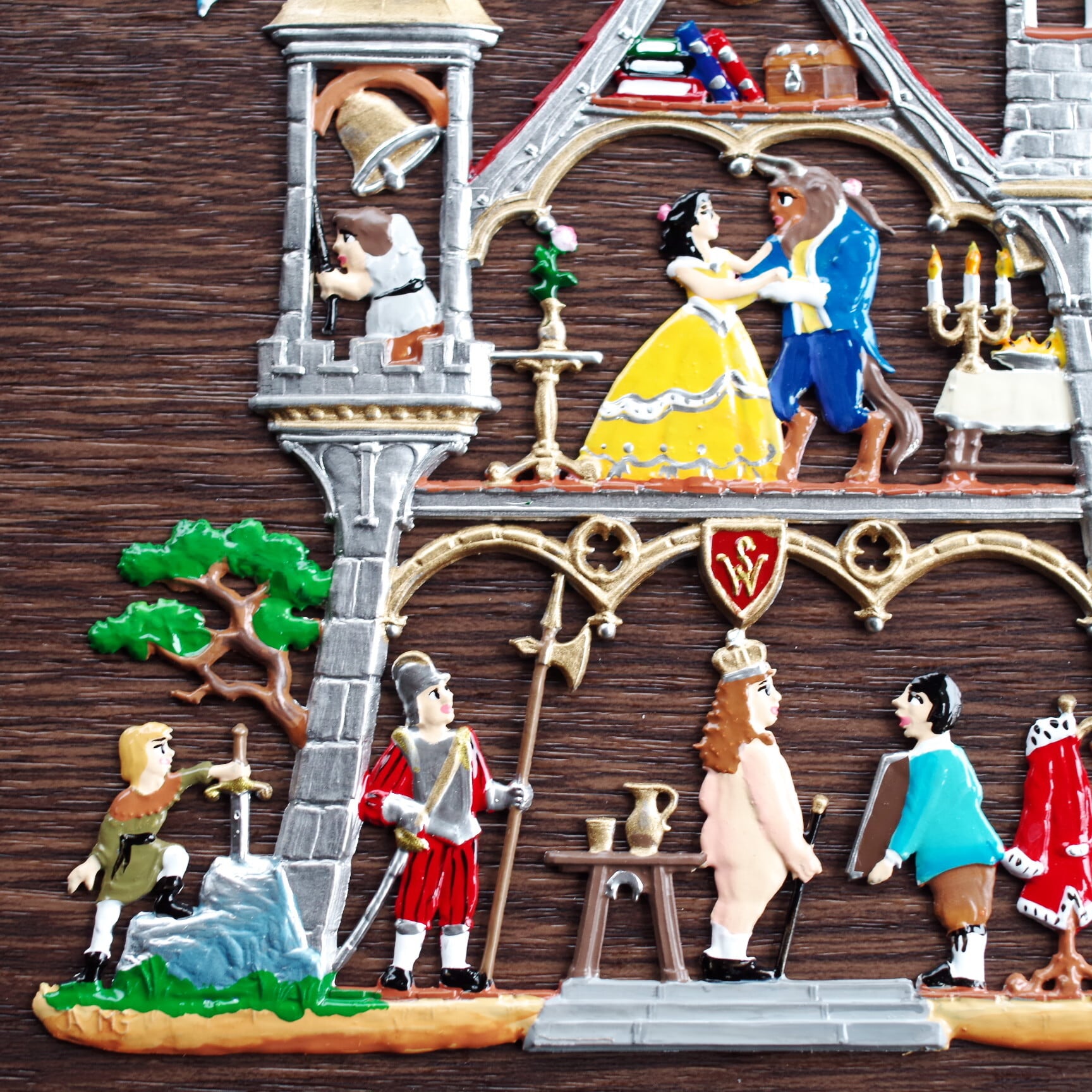 錫の飾り メルヘンのお城 | 木のおもちゃ専門店 おもちゃ箱 イカロス