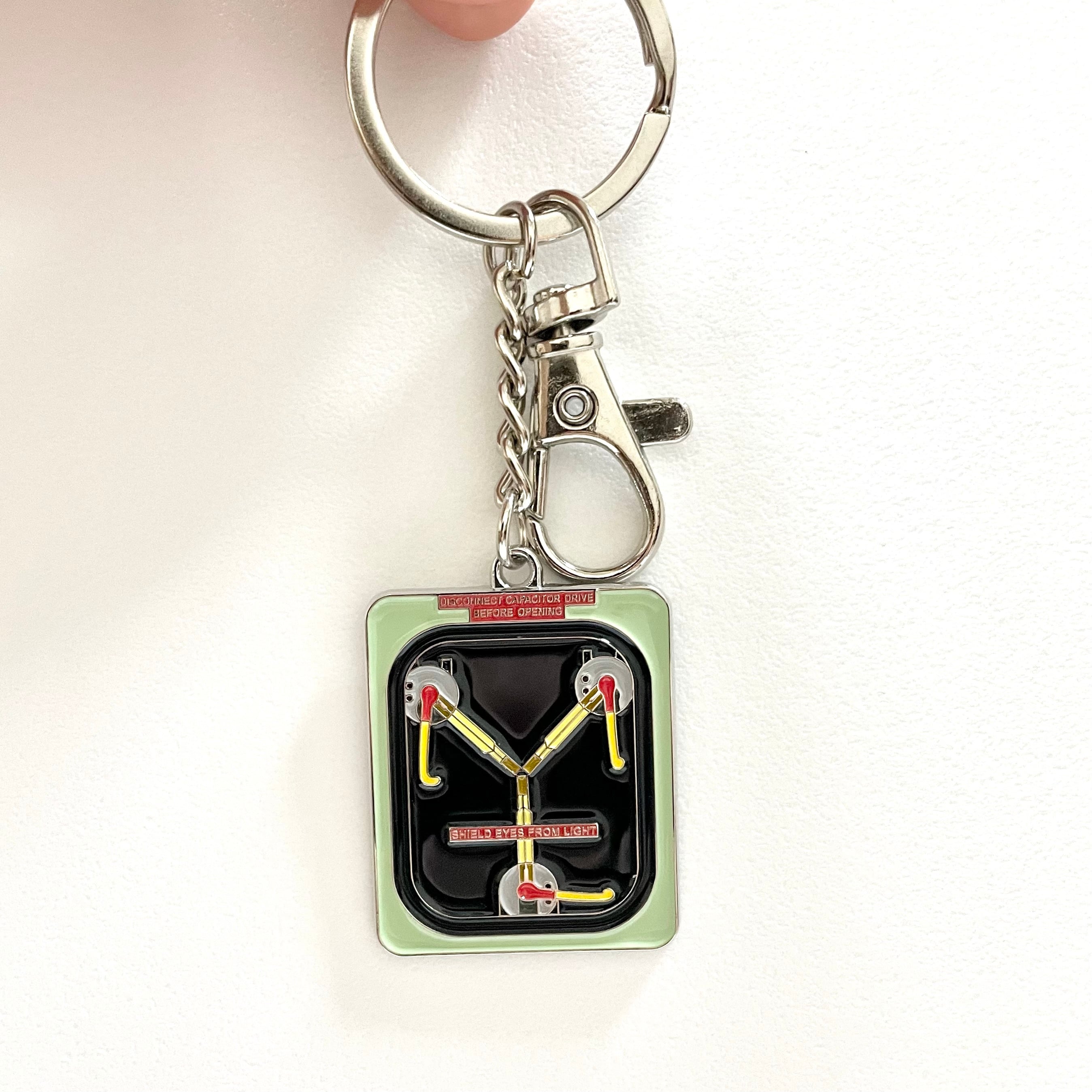 未使用】BACK TO THE FUTURE Ⅱ 1989 当時物キーホルダー 未使用】BACK