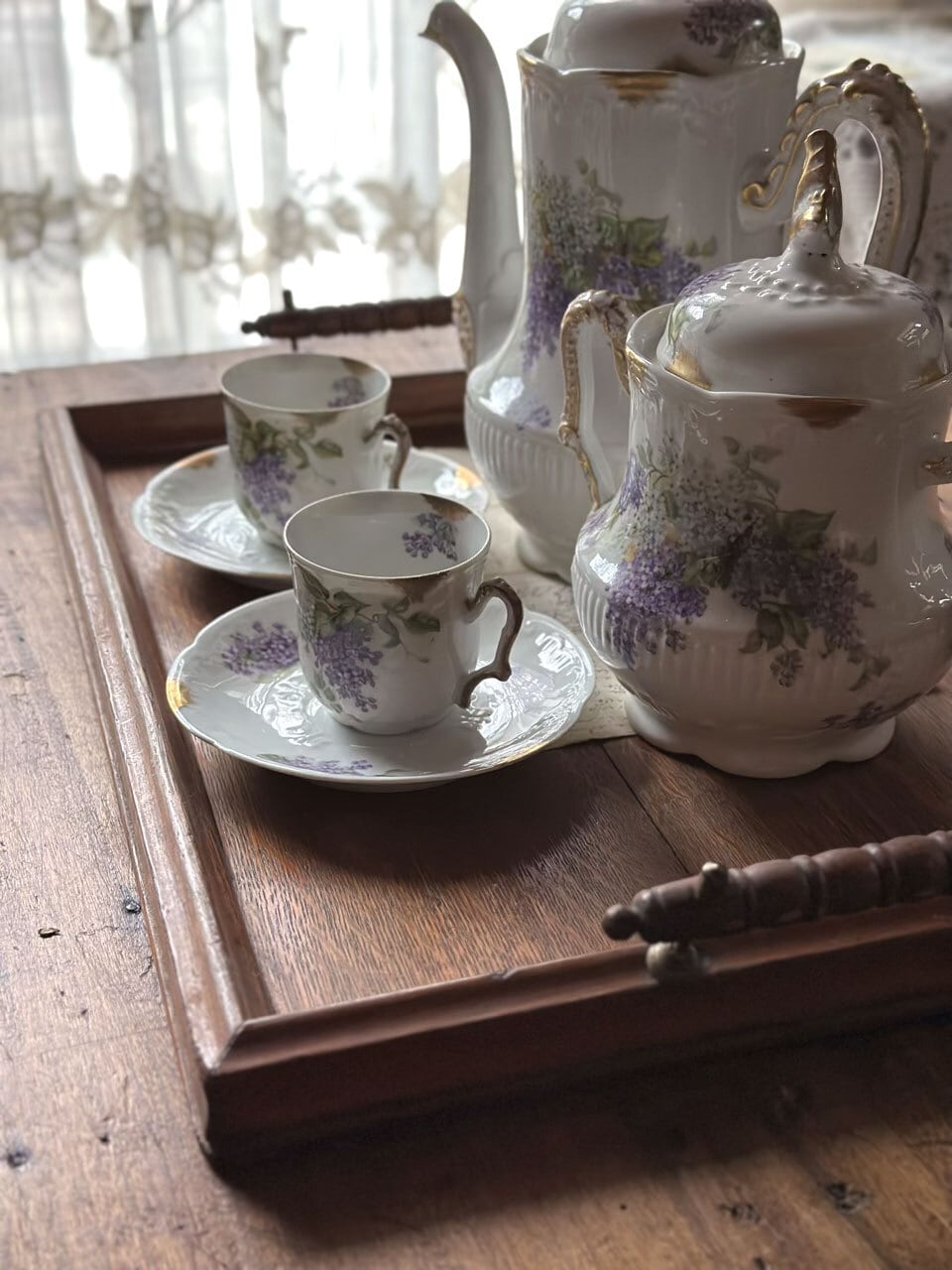 ウッドトレイ 木製トレイ お盆 | Brocante de La Cocotte （フランス