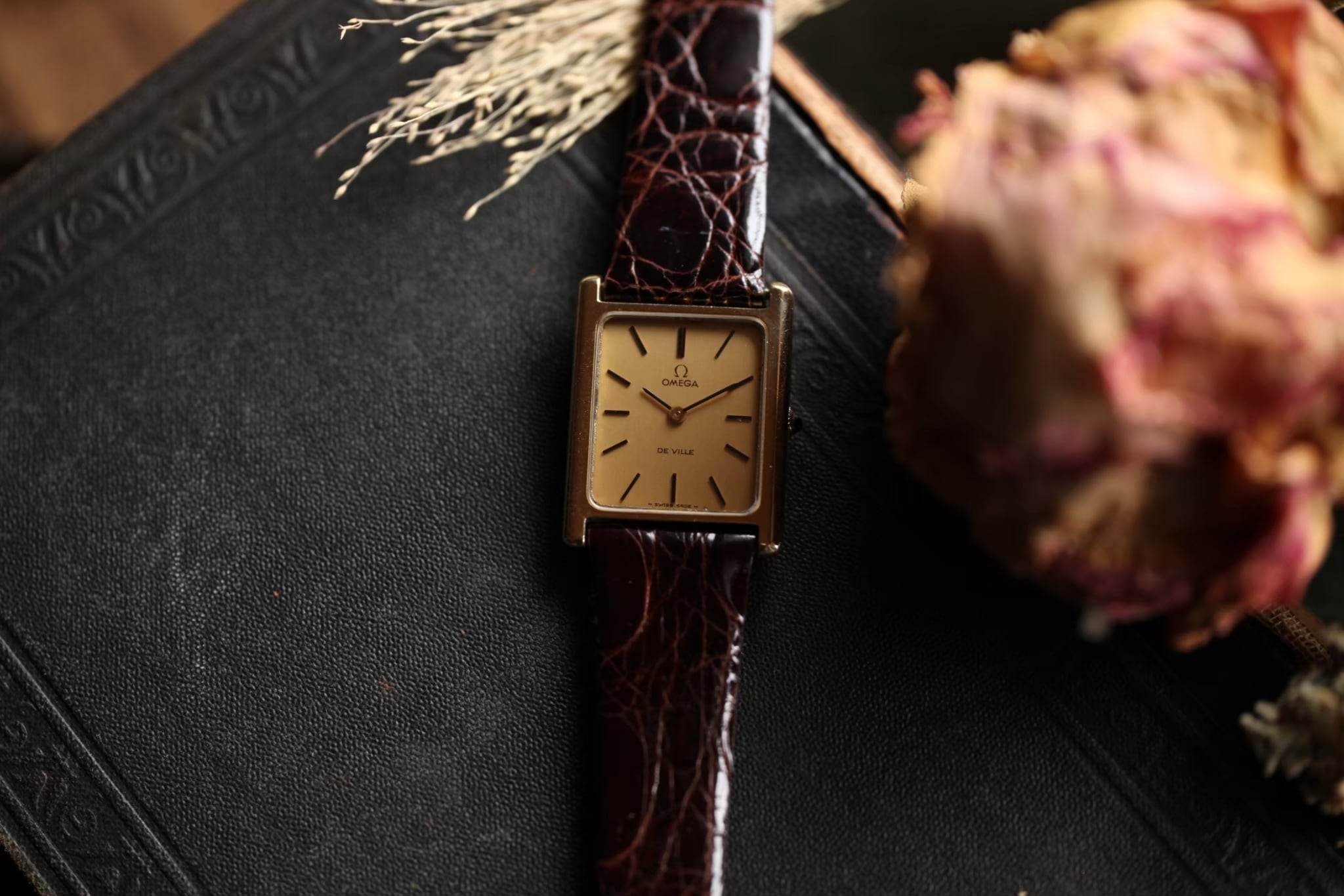 OMEGA】 1970's デヴィル タンク型 レクタンギュラー 角型 2針