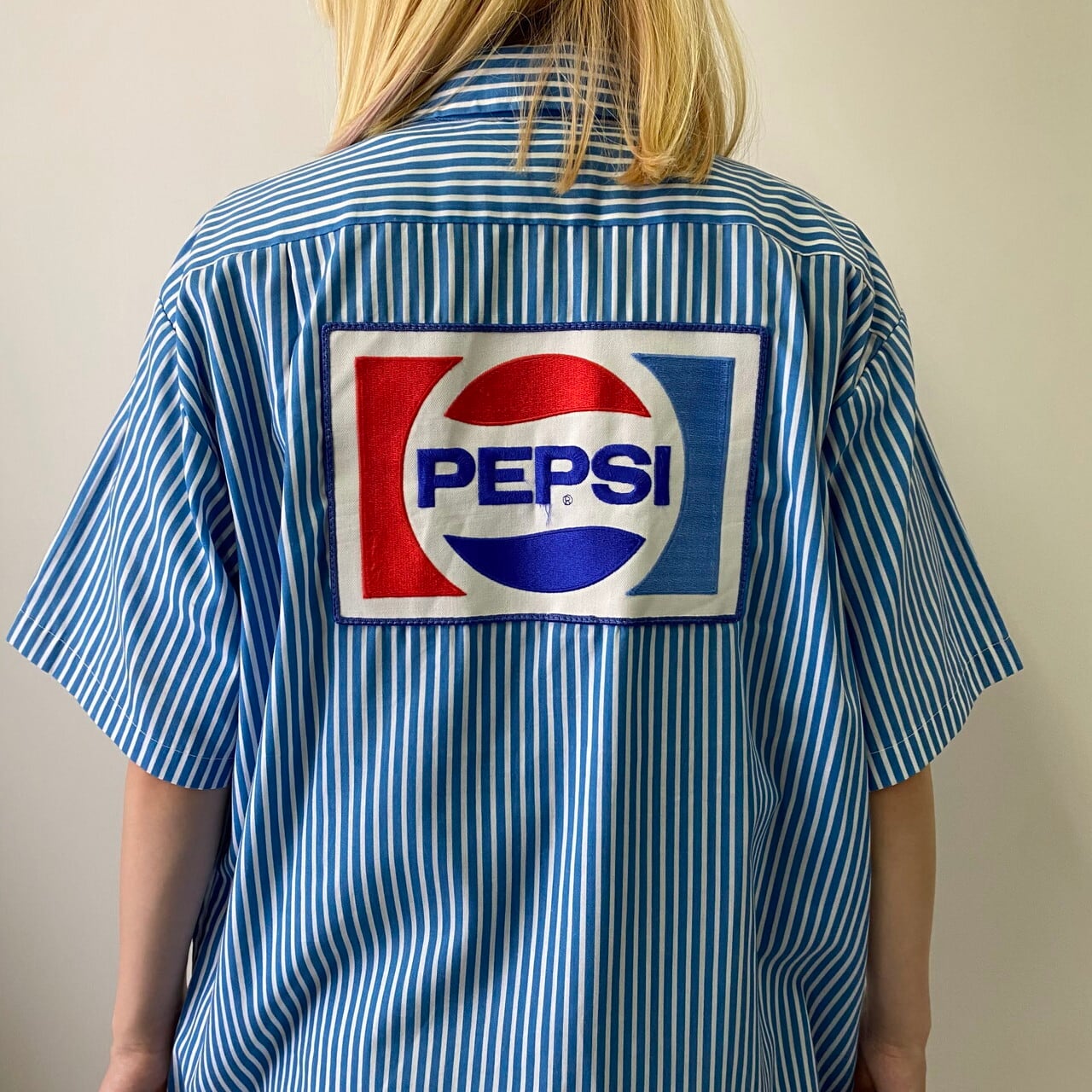 ヴィンテージ PEPSI ペプシコーラ 企業ロゴ ワッペン チェーン刺