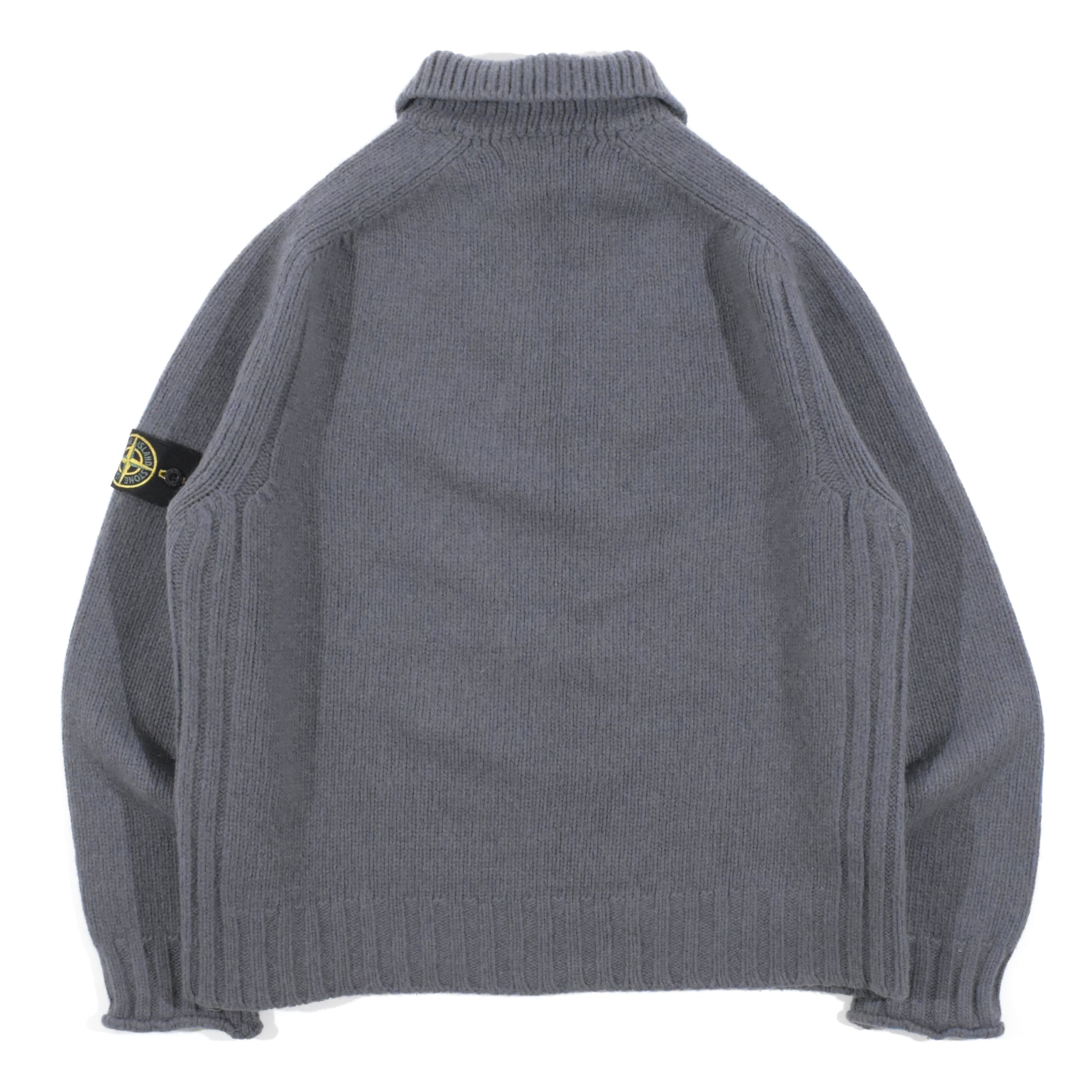 2004AW STONE ISLAND HALF ZIP KNIT SWEATER | PLAIRE