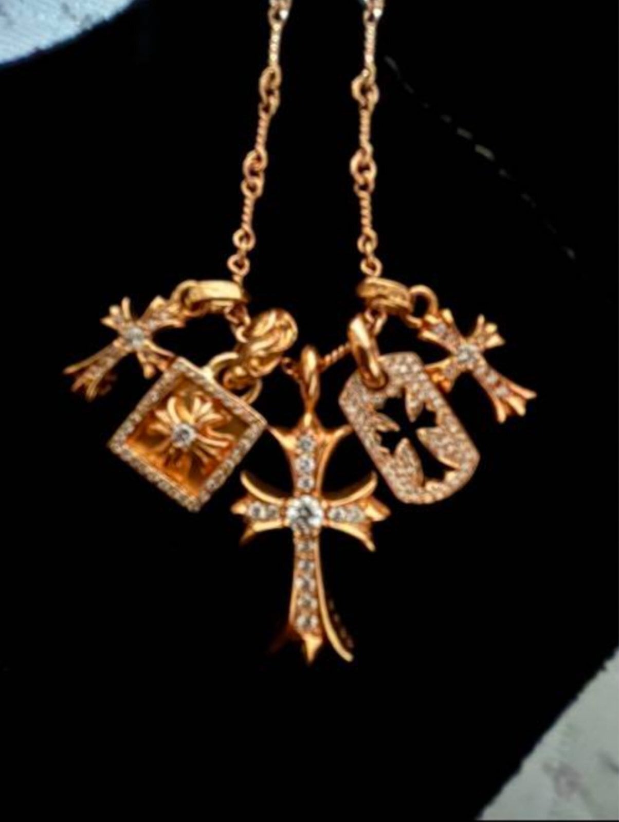 CHROME HEARTS クロムハーツ 22k コンプリート 6点セット ネックレス