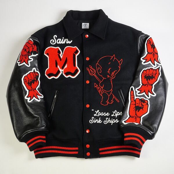 Size【M】 SAINT MICHAEL セント マイケル 22AW VARSITY JKT / DEVIL M