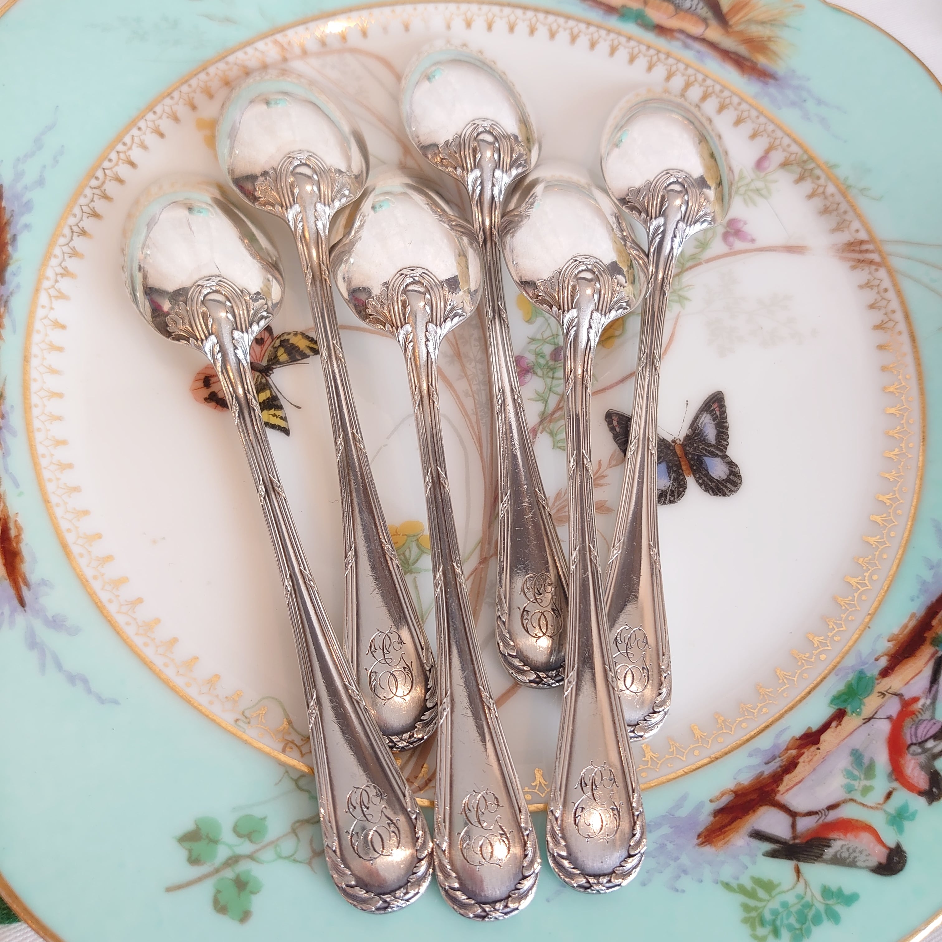 ピュイフォルカ puiforcat spoon 6本組 silver950 | アンティーク