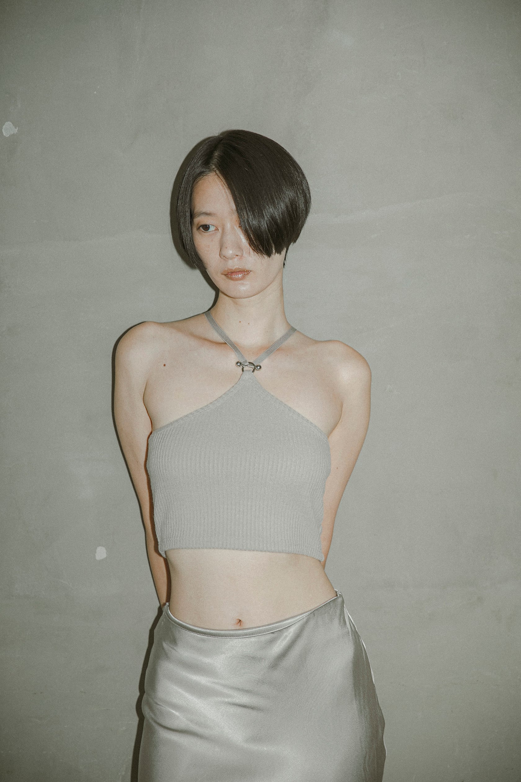 ホルターネックニットキャミソール | GEMINItale