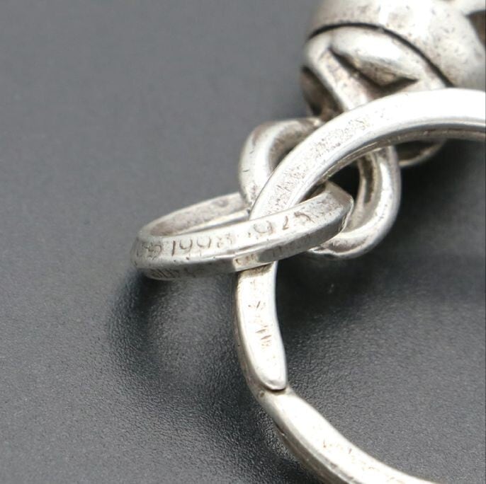 CHROME HEARTS クロムハーツ ローラー キーリング ダガー シルバー