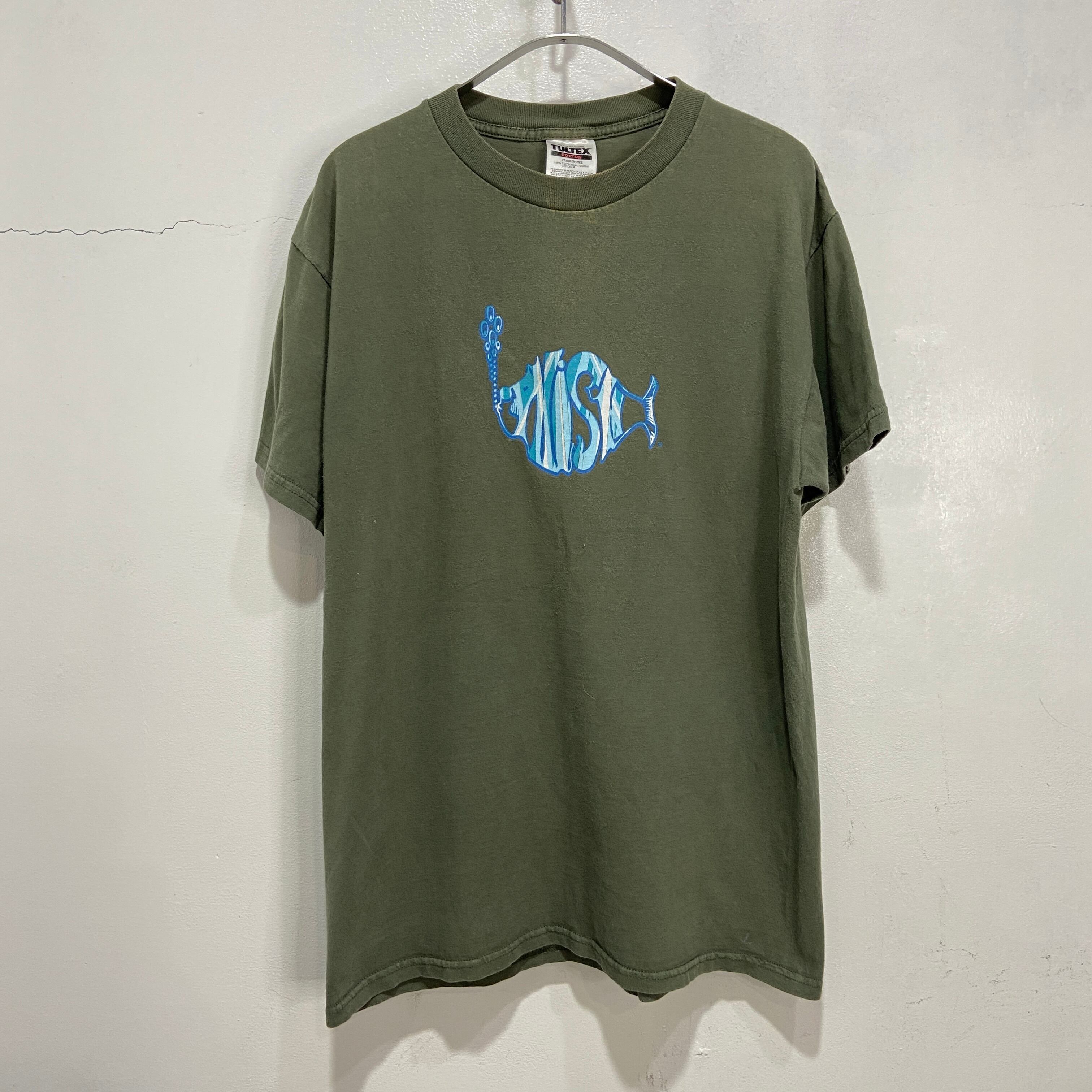 90s PHISH フィッシュ バンドTシャツ 両面プリント カーキ L | 古着屋 Uan