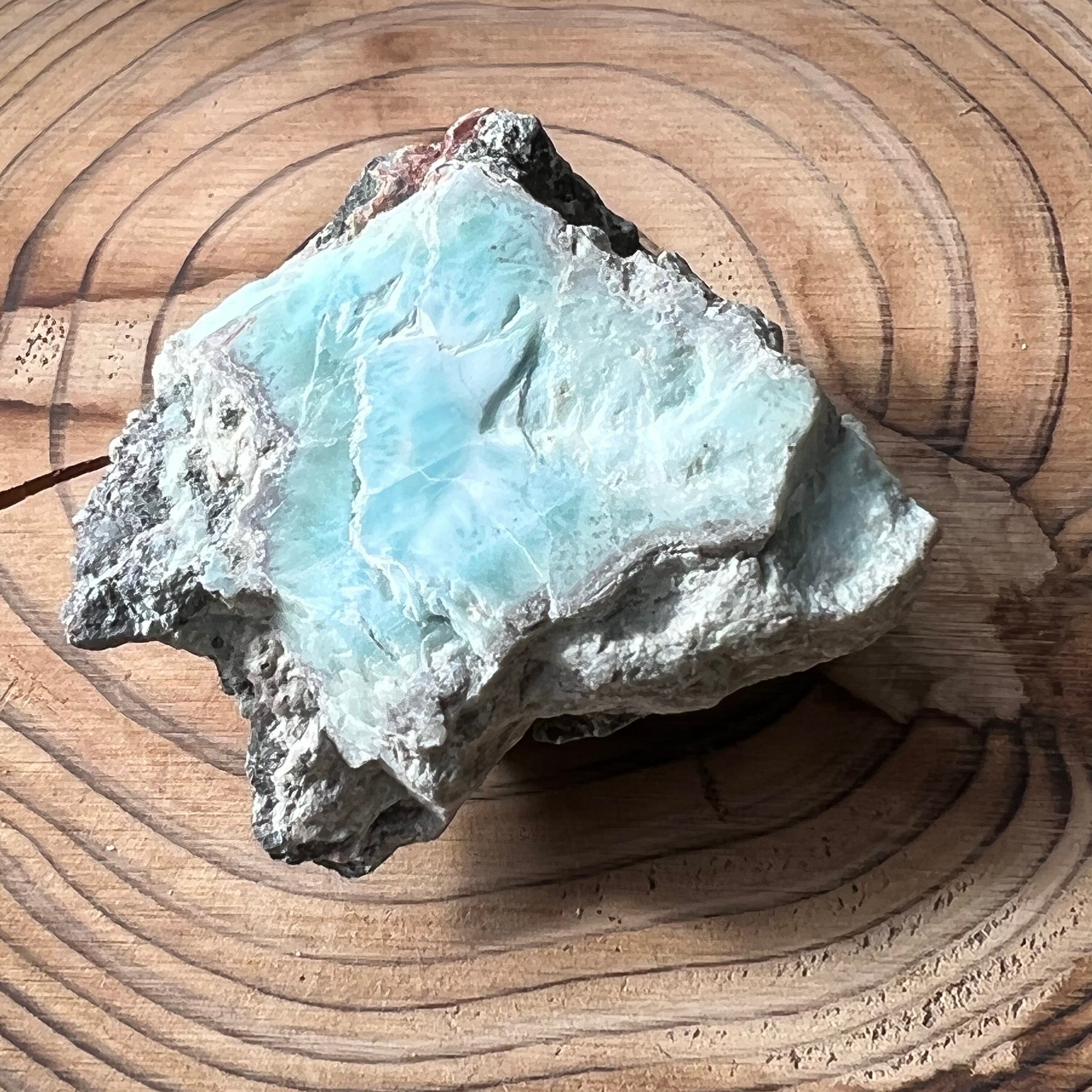 ラリマー原石＊天然石インテリア＊置き物＊N7 | Blossom Stone online shop