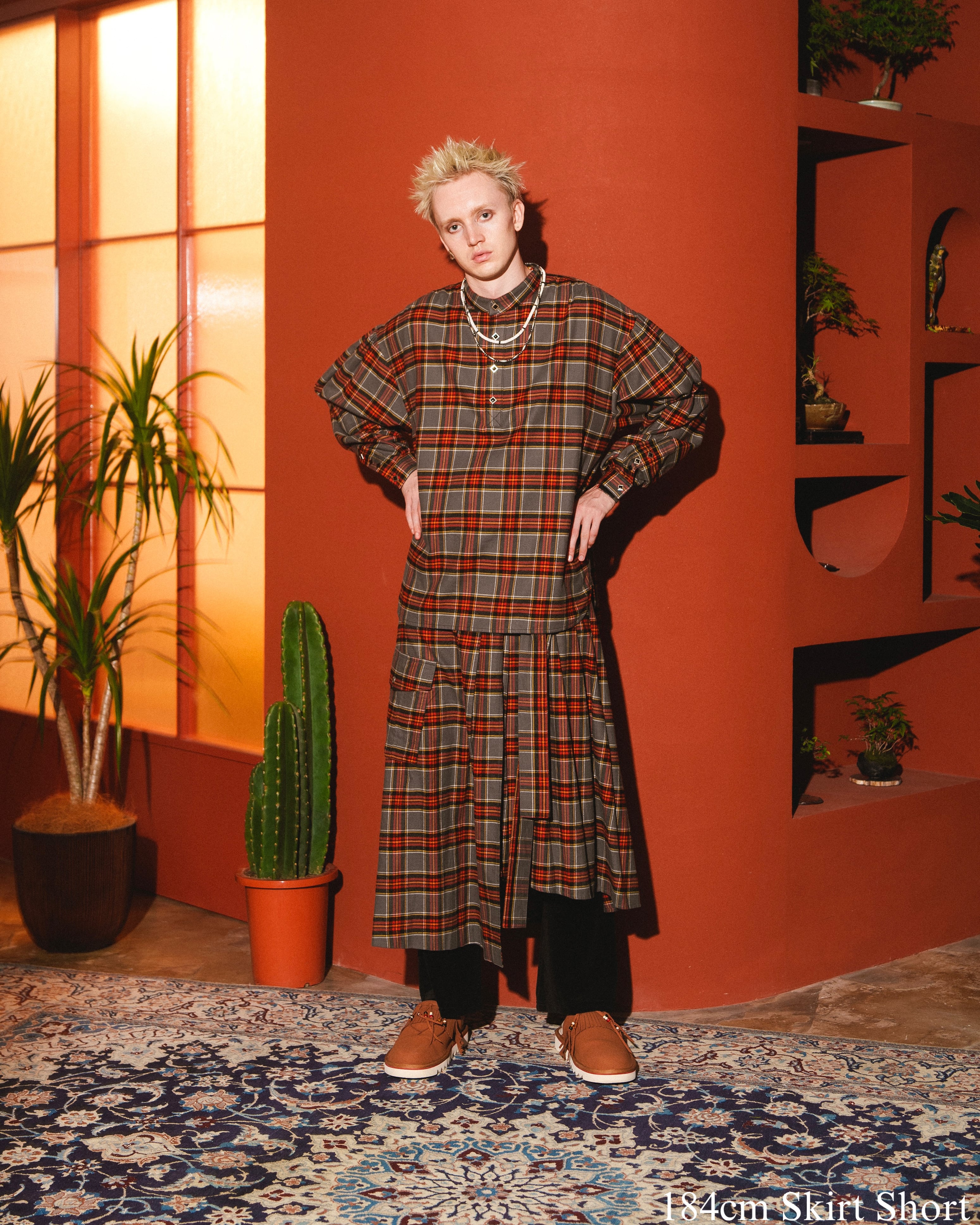 Short】Pleats Wrap Skirt | AMBERGLEAM