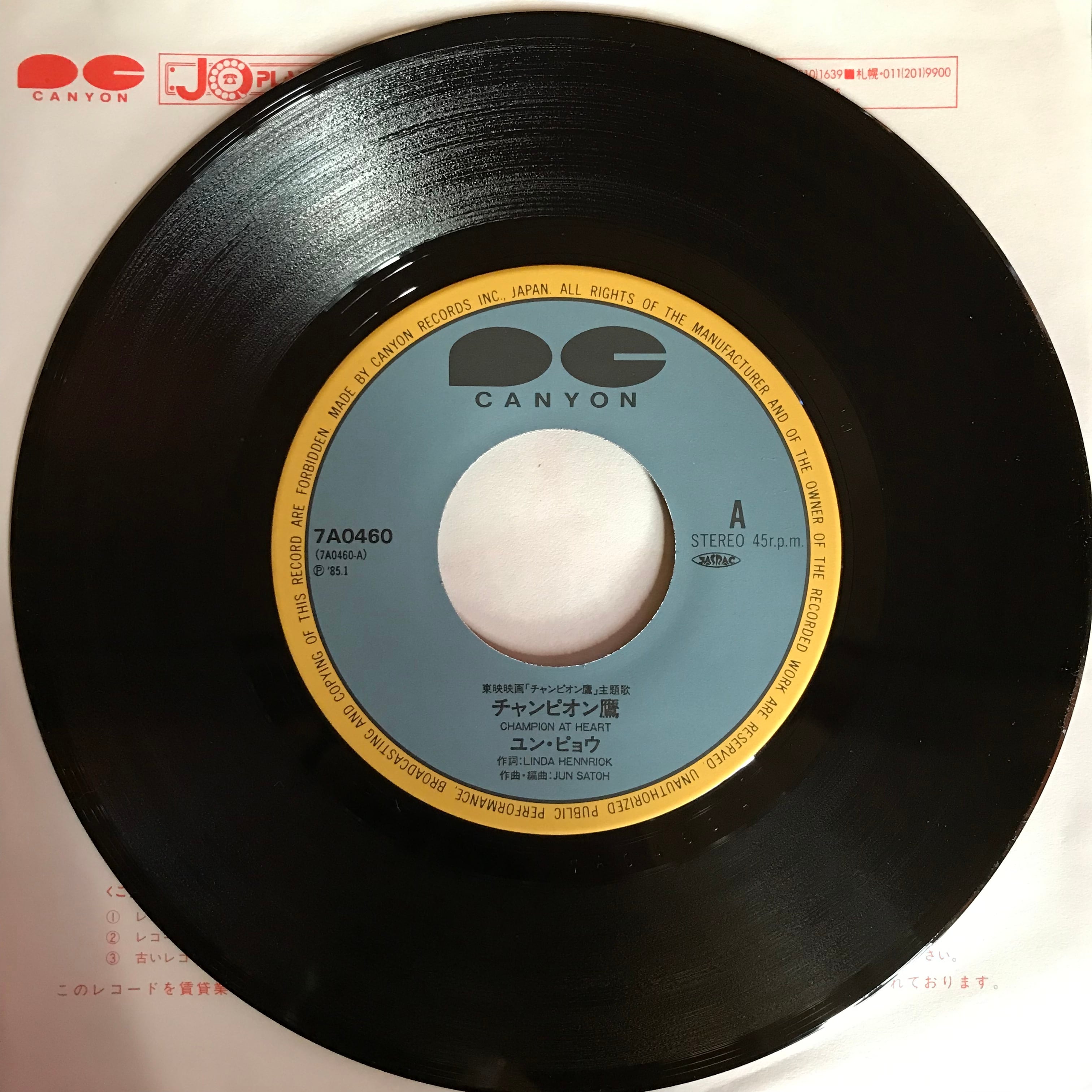 ユン・ピョウ / チャンピオン鷹 / LONELY PLAYER | PASSTIME RECORDS