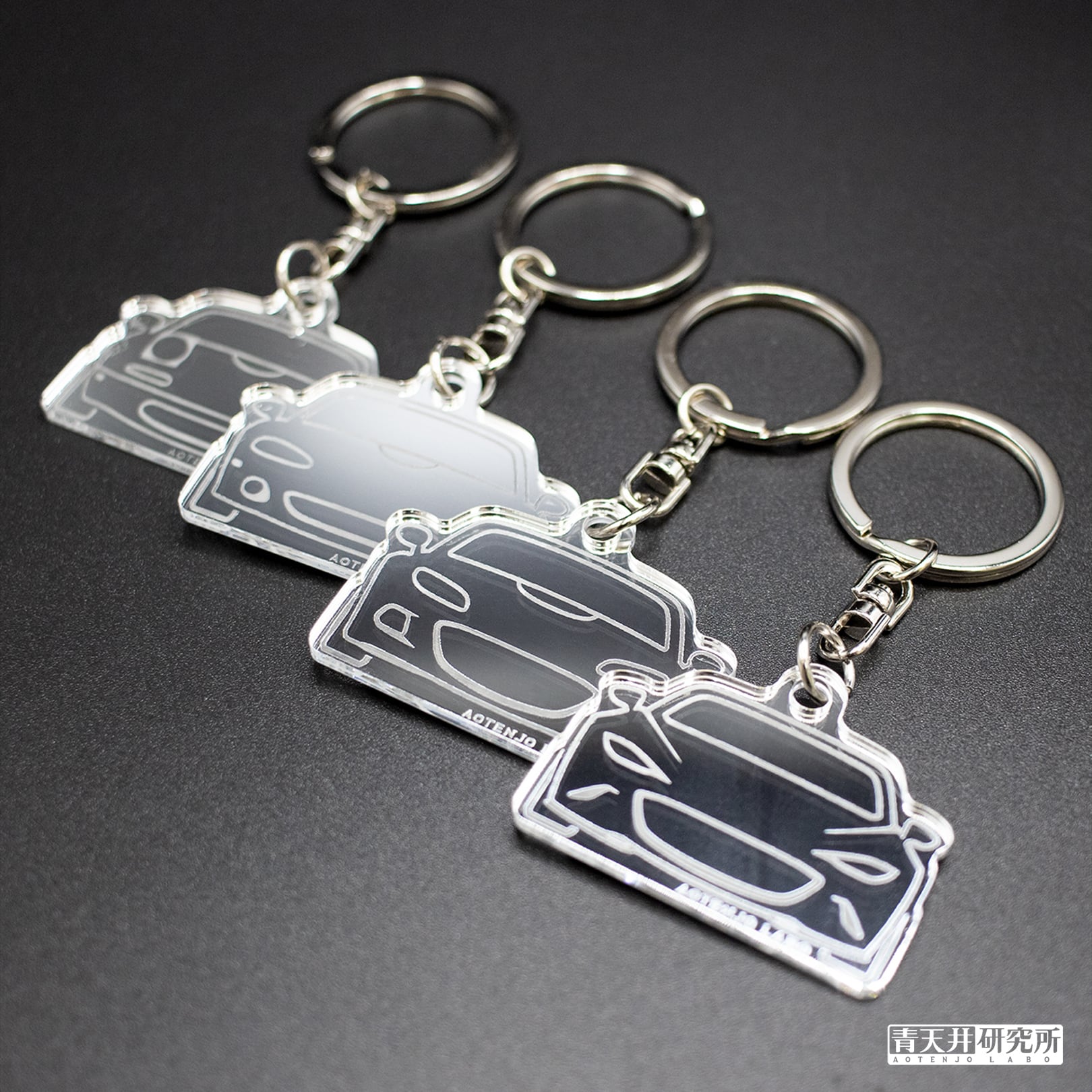 アクリルミラーキーホルダー タイプ：NBフェイス | 青天井研究所