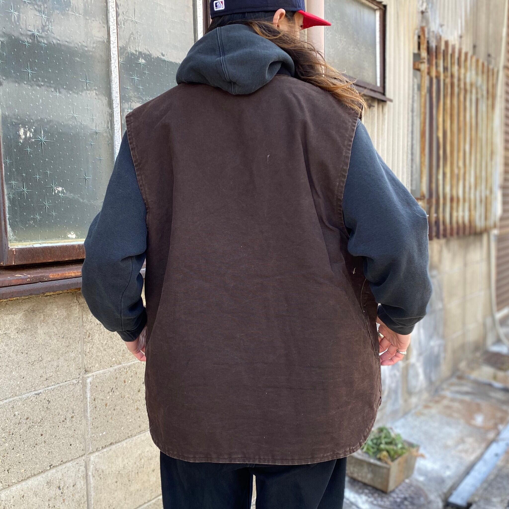 Carhartt カーハート ダック地 ワークベスト メンズXL 古着