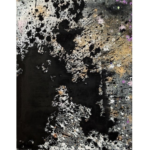 無題」 キャンバスにアクリル * 絵画 現代アート 抽象画 内野隆文