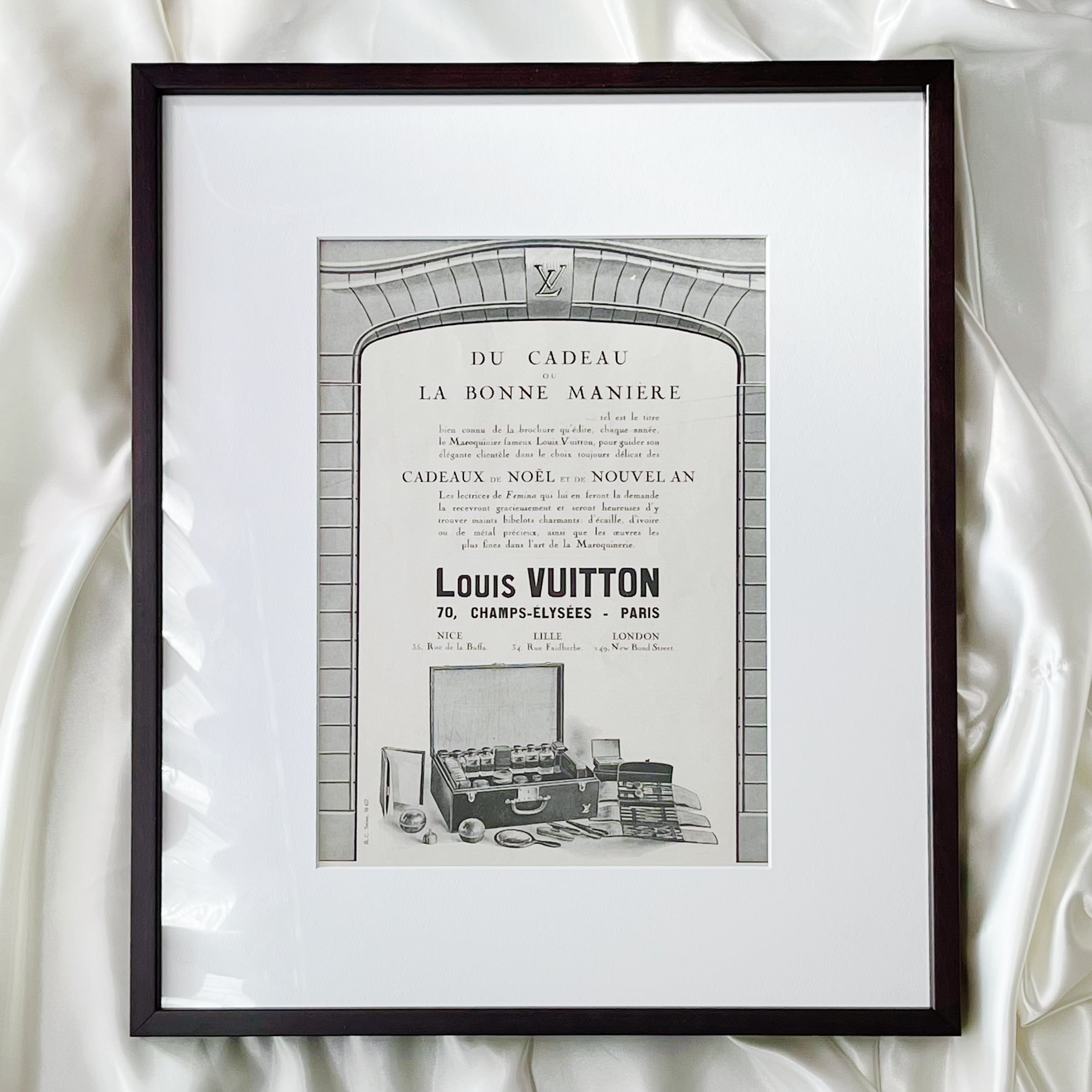 1923 広告＞ Louis Vuitton ルイヴィトン ポスター ヴィンテージ