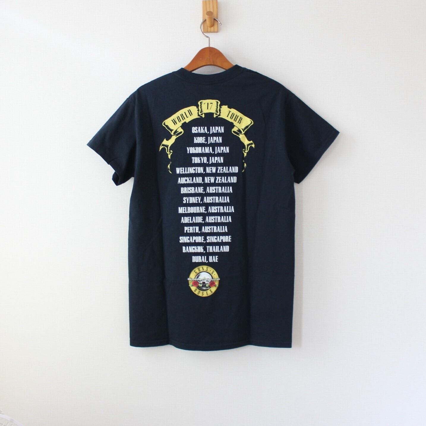 Guns N' Roses 2017年日本ツアー 横浜限定 Tシャツ グッズ GUNS N