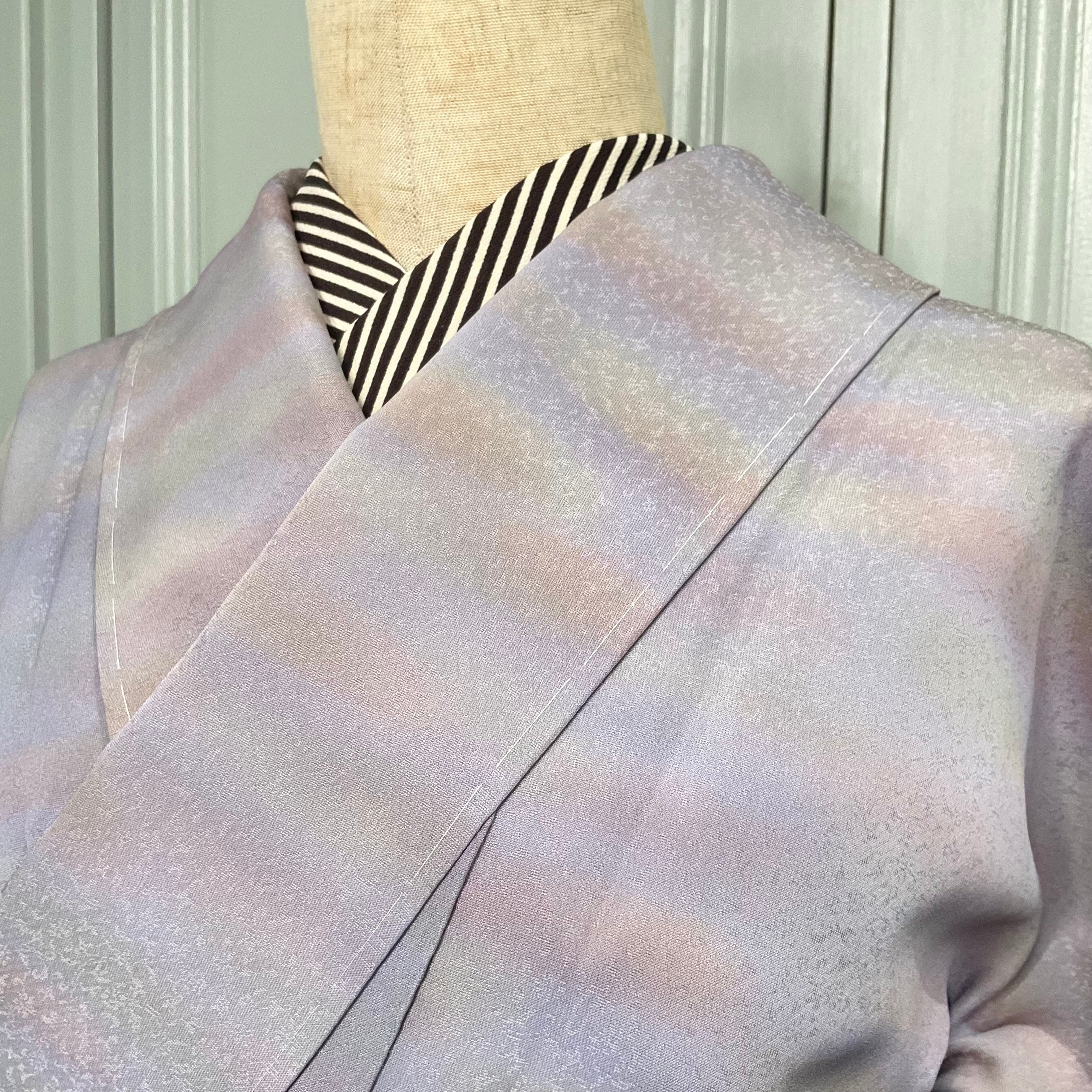 long＊aurora purple＊未使用品 ゆったり ワイド 身幅広め