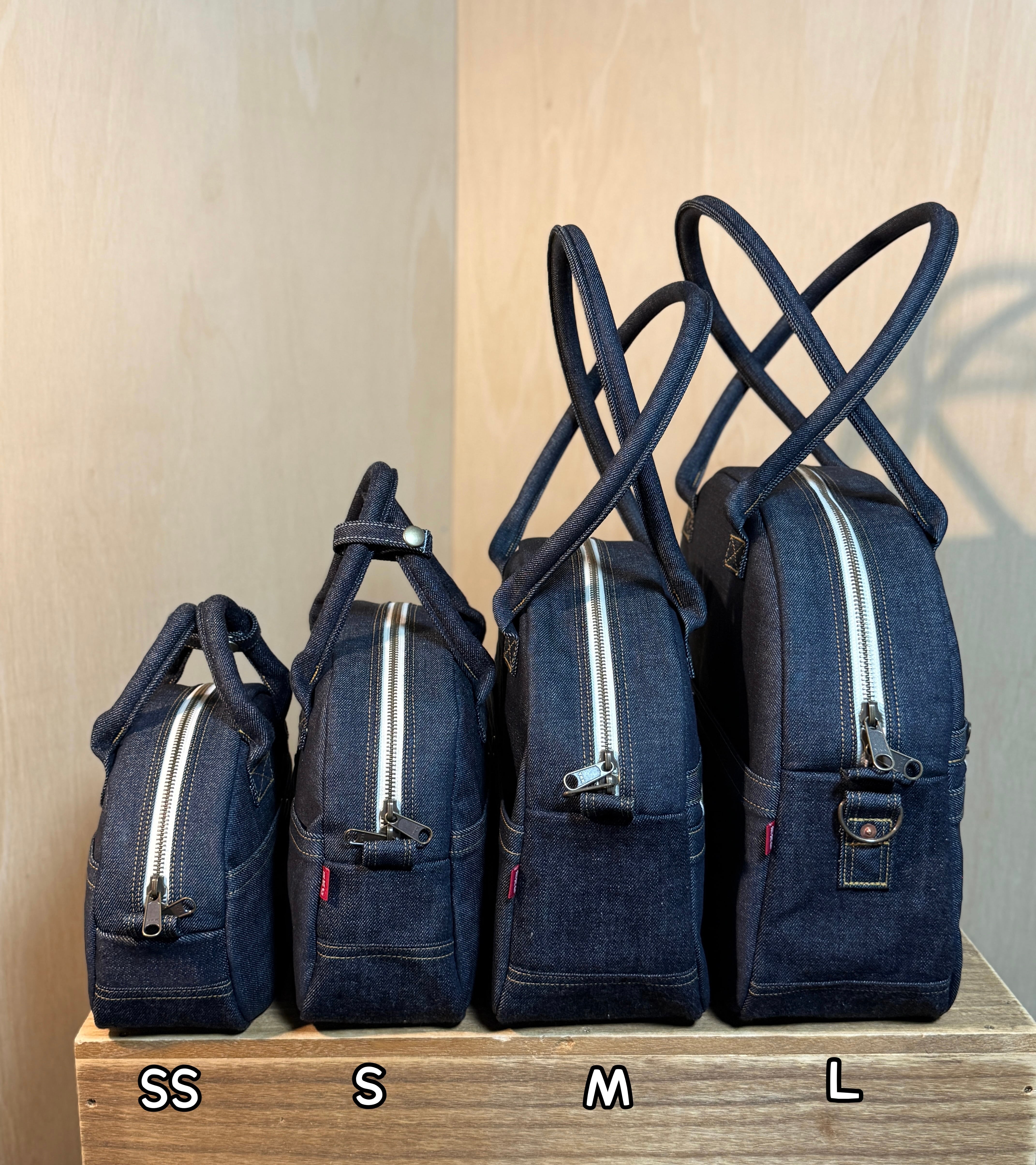 ☆ハンドメイド☆岡山デニム☆豚☆ブタさん☆リュック対応☆4way