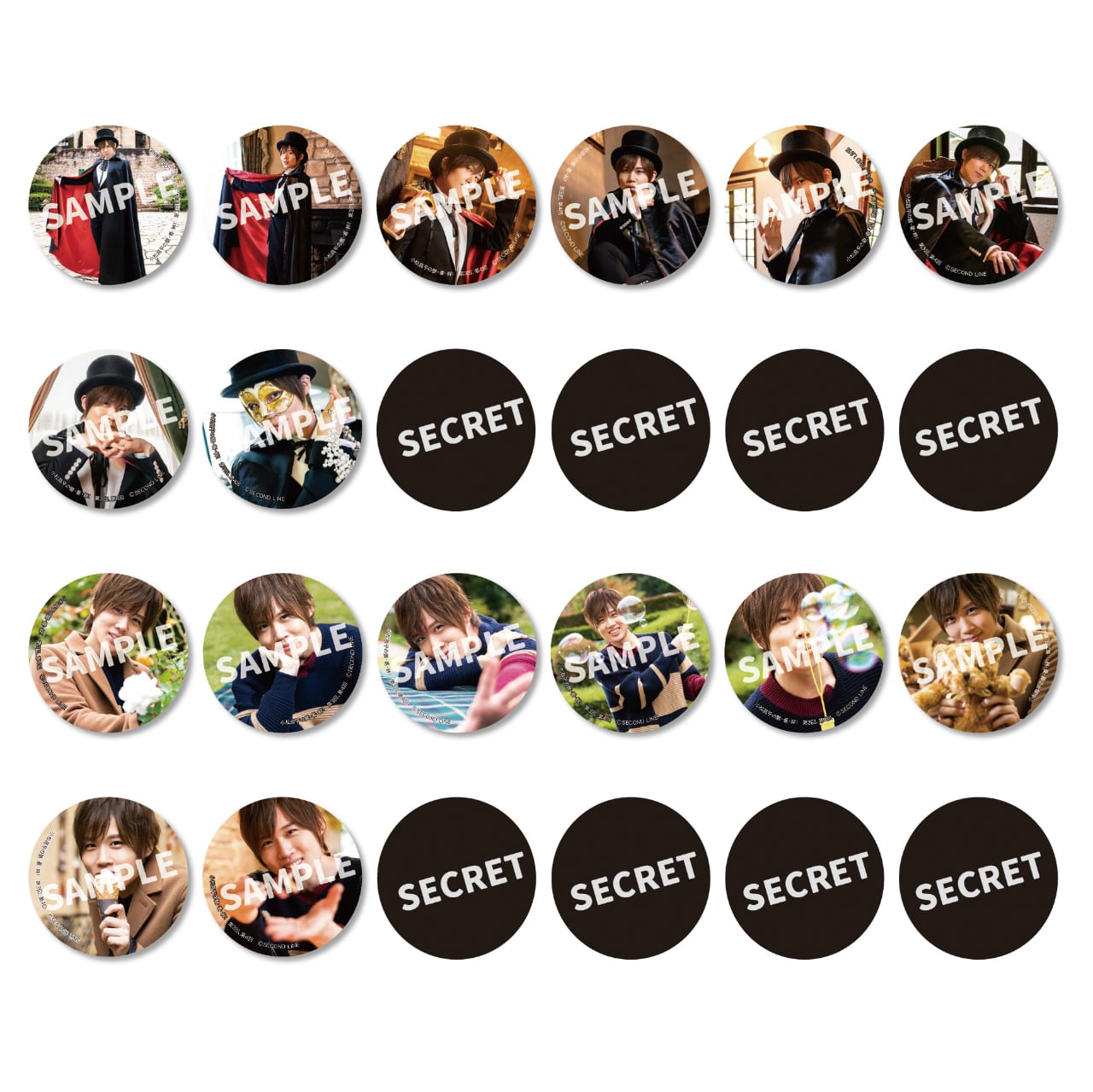 小松昌平の盤・番・絆! 第3回、第4回 缶バッジ ※ランダム販売 | SECOND