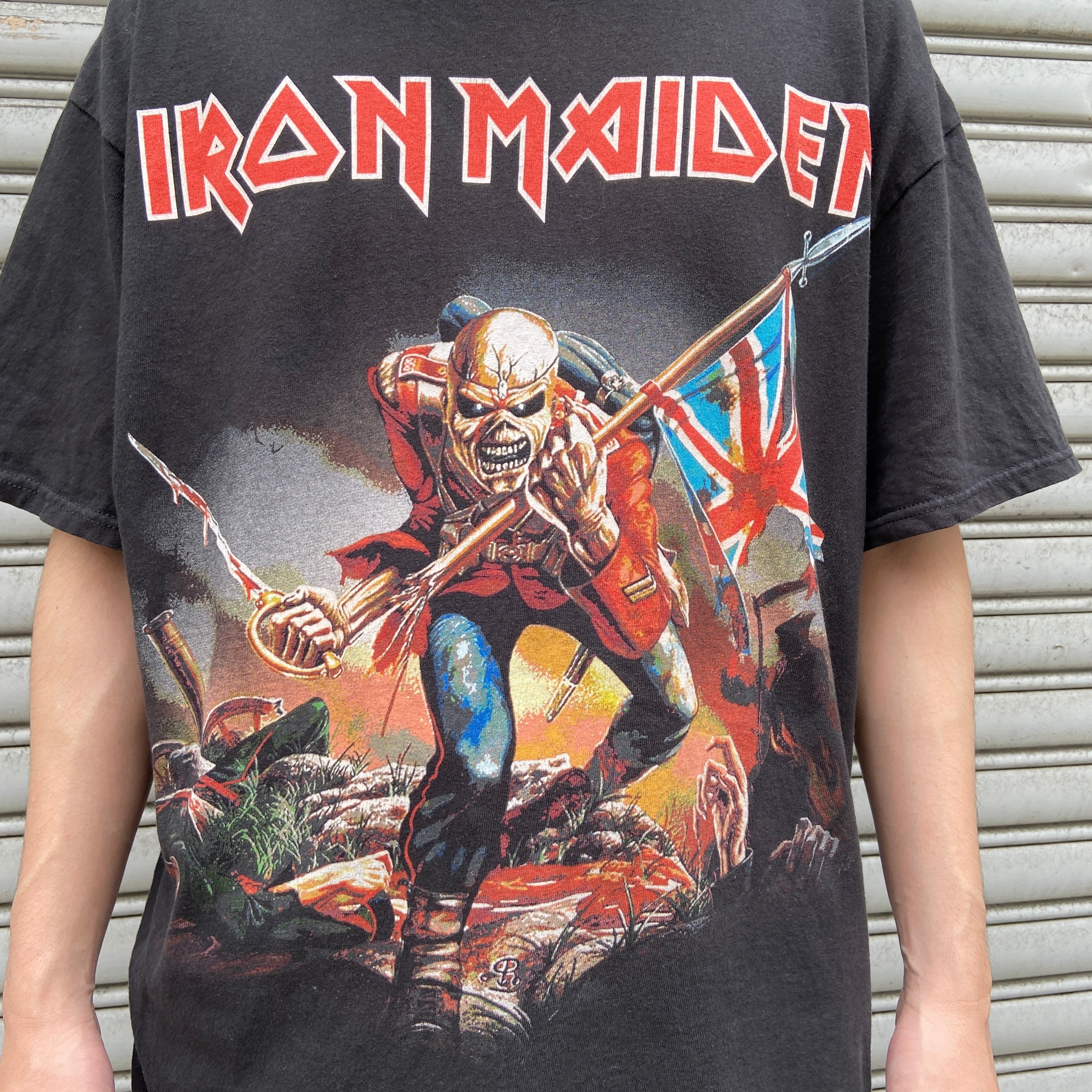 IRON MAIDEN アイアンメイデン バンドTシャツ プリントT 黒 XL | 古着