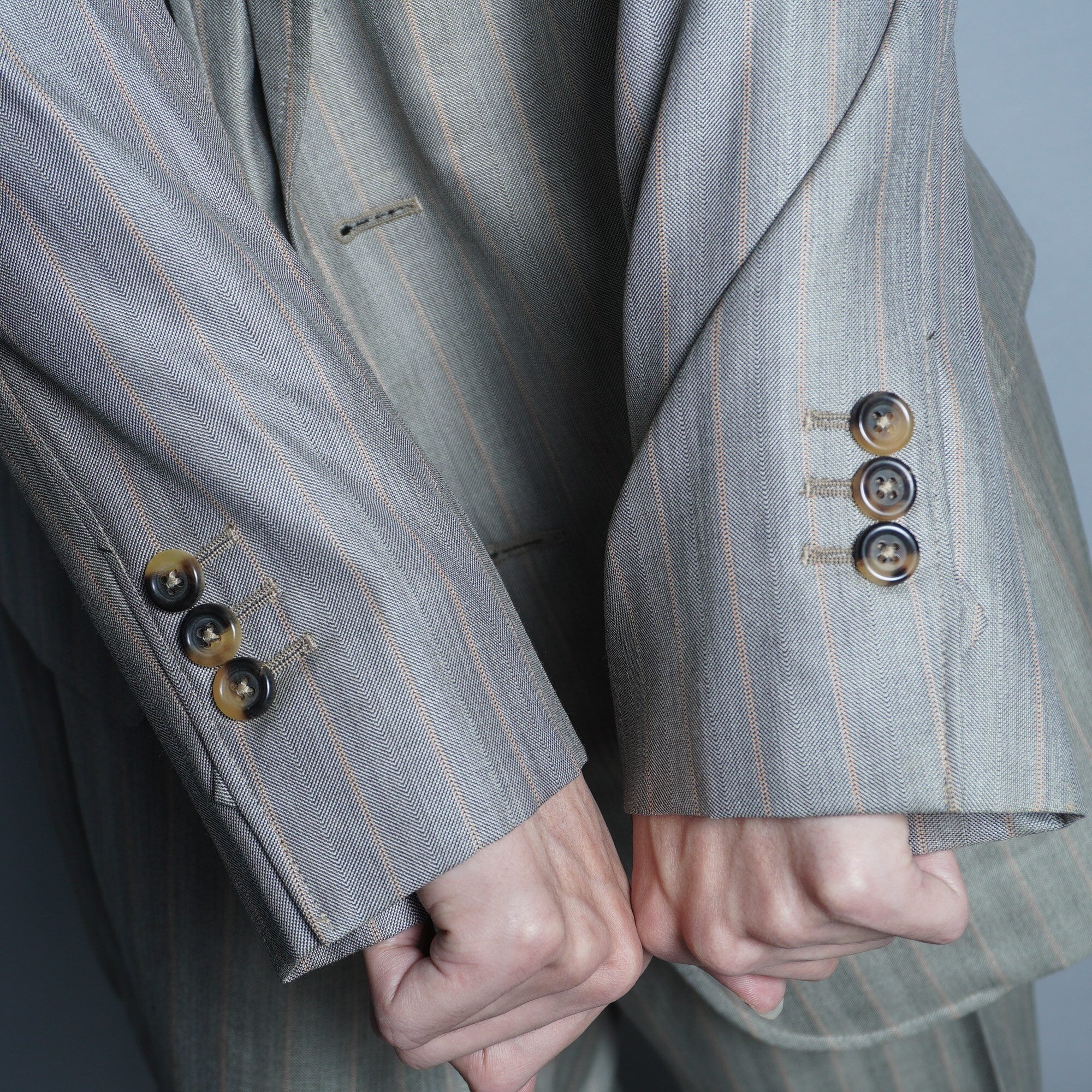 Yves Saint Laurent】イヴサンローラン ウール シルク 光沢ピン