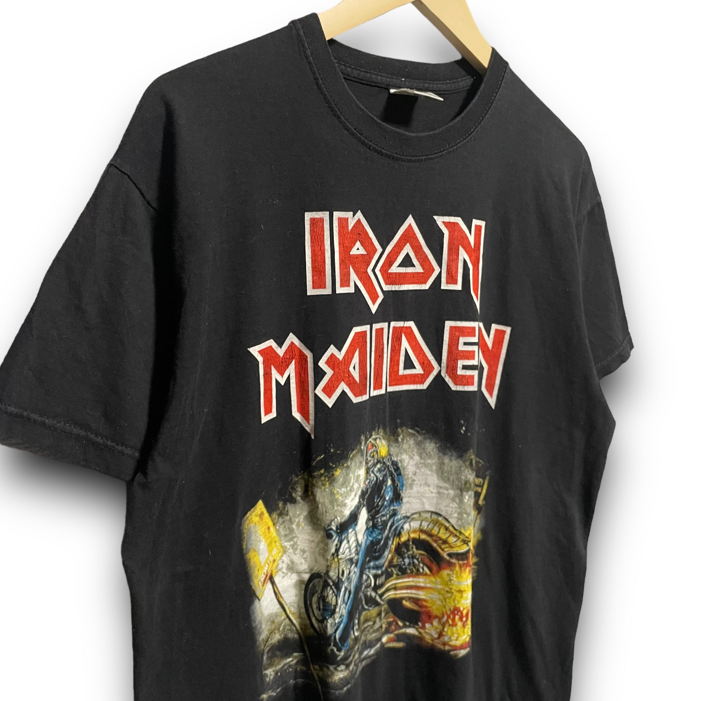 L】IRON MAIDEN アイアン・メイデン ツアーTシャツ バンドTシャツ