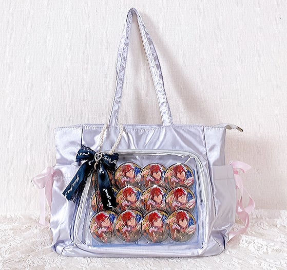 痛バッグ 痛バ 手提げ トート オタク A4 缶バッチ 推し活 クリアバッグ