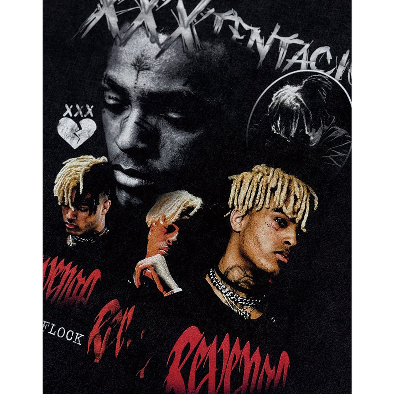 VINTAGE ストリート XXX Tentacion Tシャツ T1047 | wshot