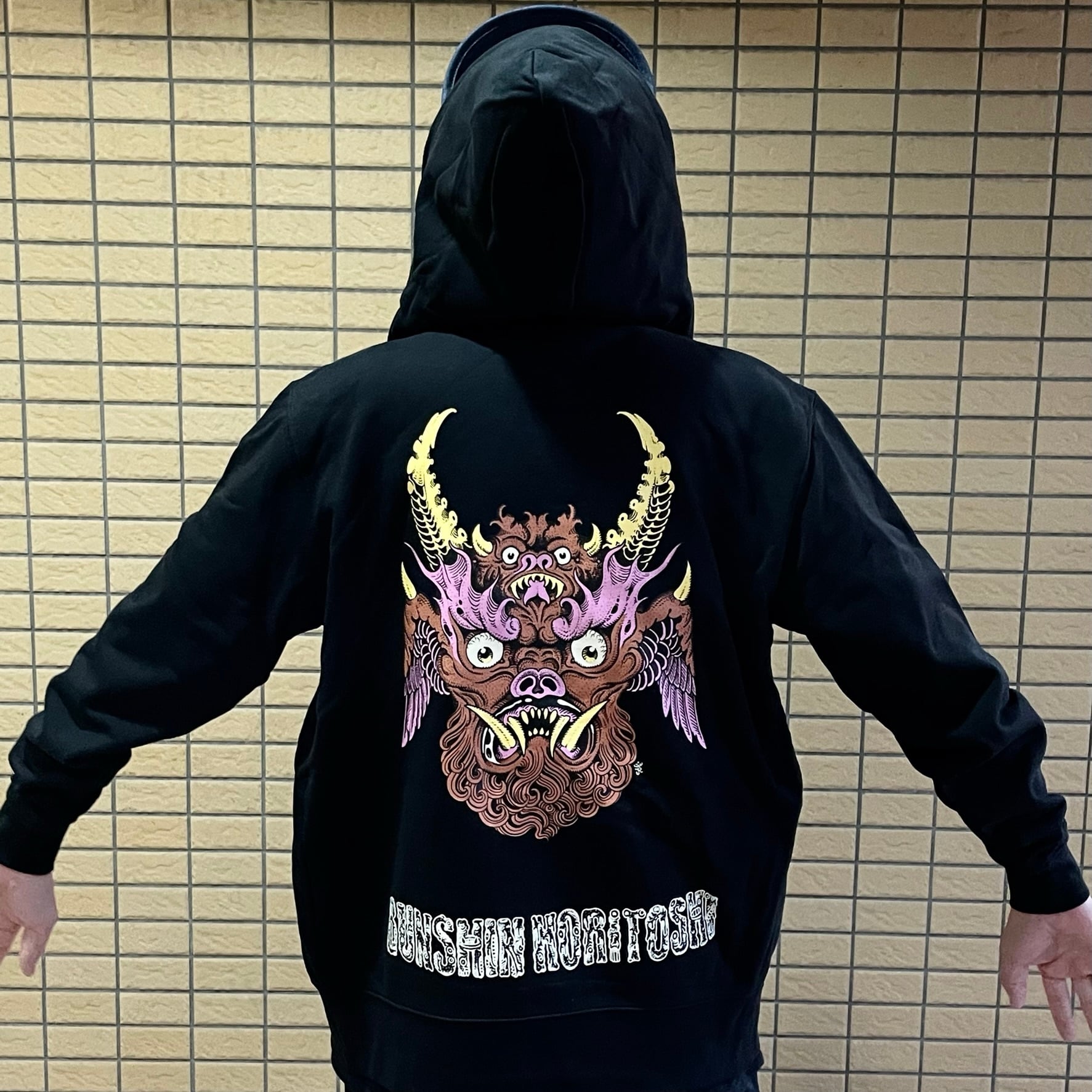Bunshin Horitoshi 20th モンスターZip-up パーカー Designed by Jeff