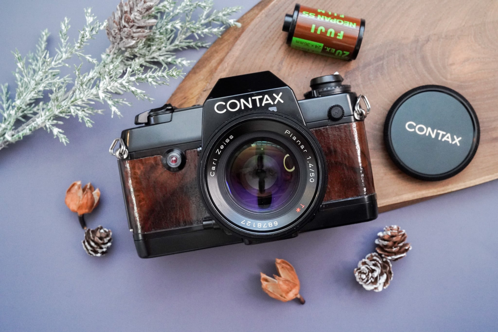 Claro Walnut クラロウォルナット CONTAX 137 MD Quartz | Macha Cameras