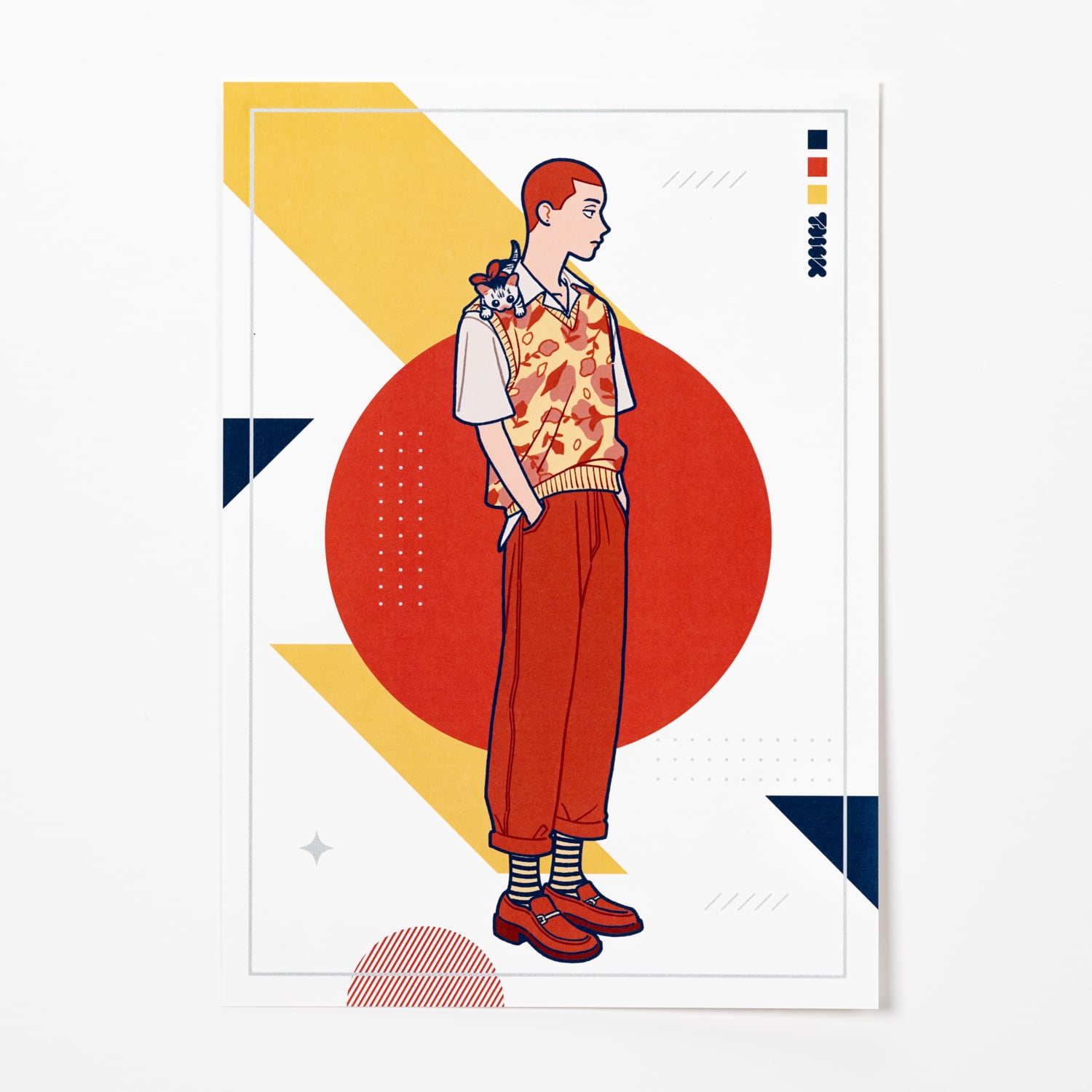 ともわか ポスター「Boy meets Cat」 9 | TOKYO PiXEL. shop & gallery