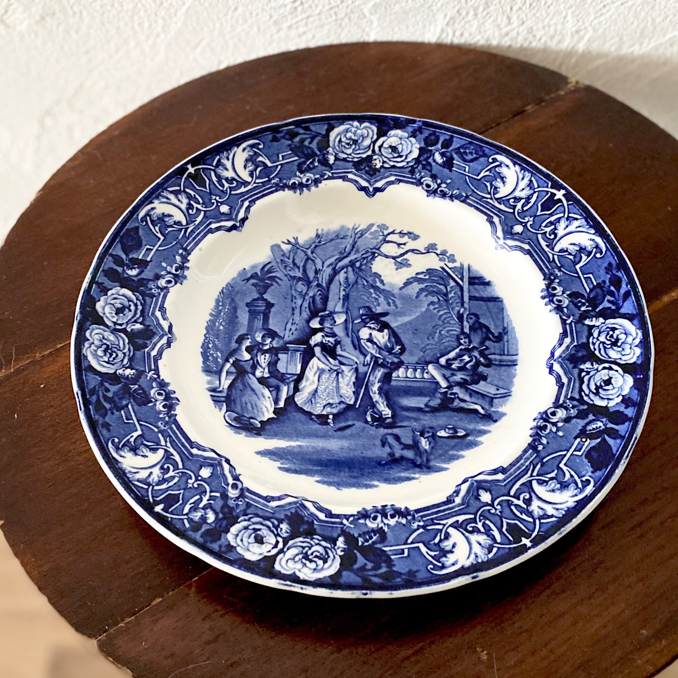 阿蘭陀 オランダ デルフト焼 ペトルス・レグー 皿 1枚 | 野上古美術店