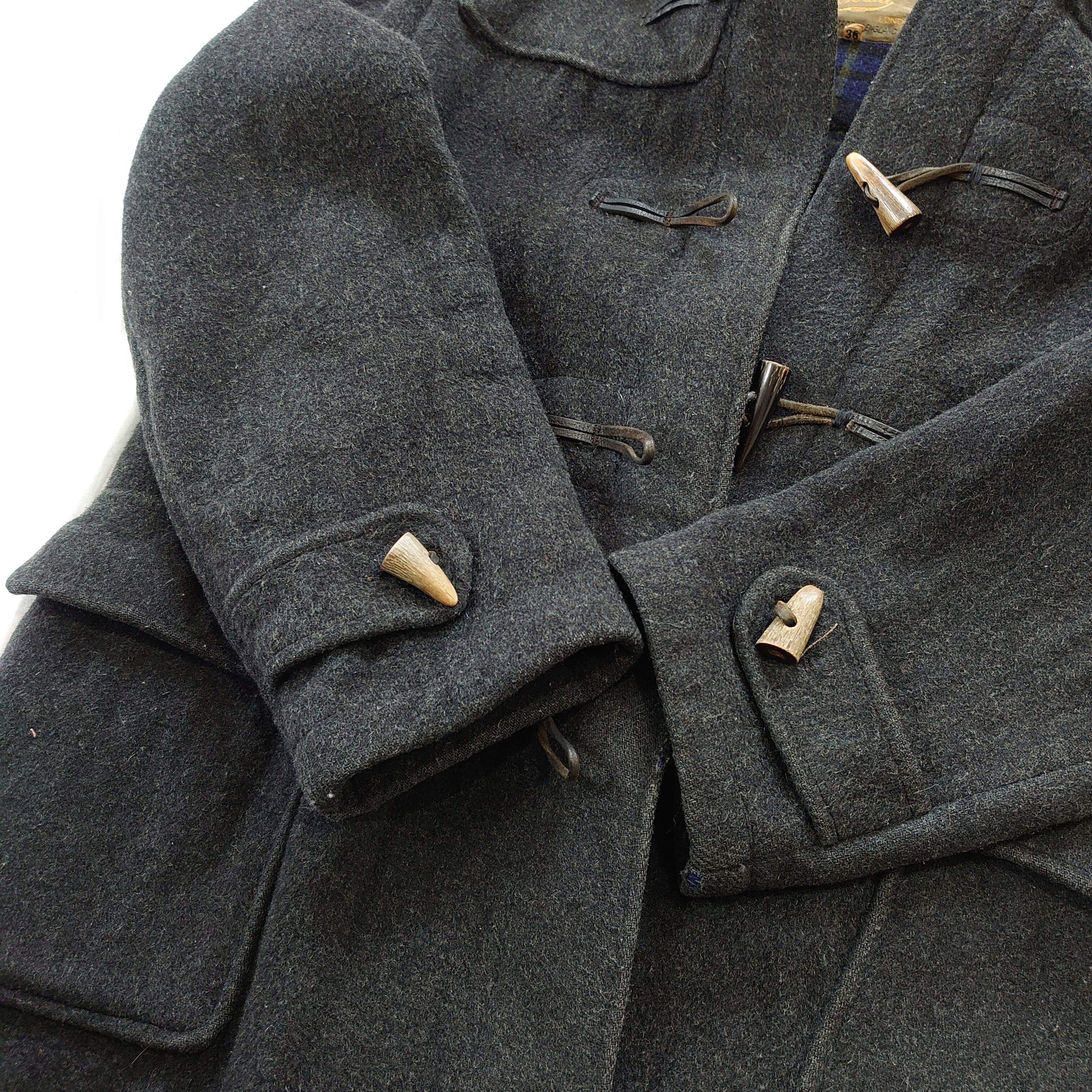 50s～60s】gloverall グローバーオール ダッフルコート 刺繍タグ