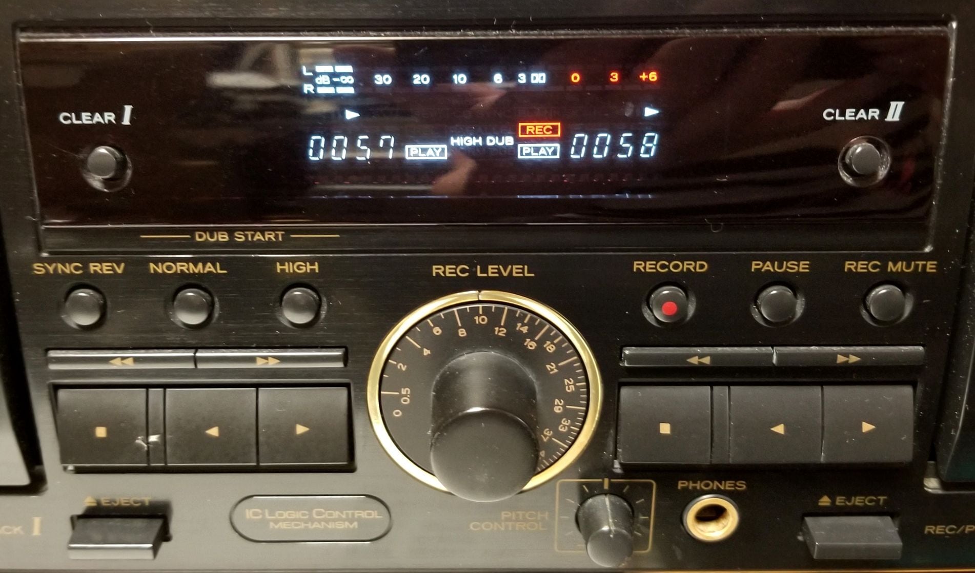 オートリバース ダブルカセットテープデッキ TEAC W-790R-1 完動品