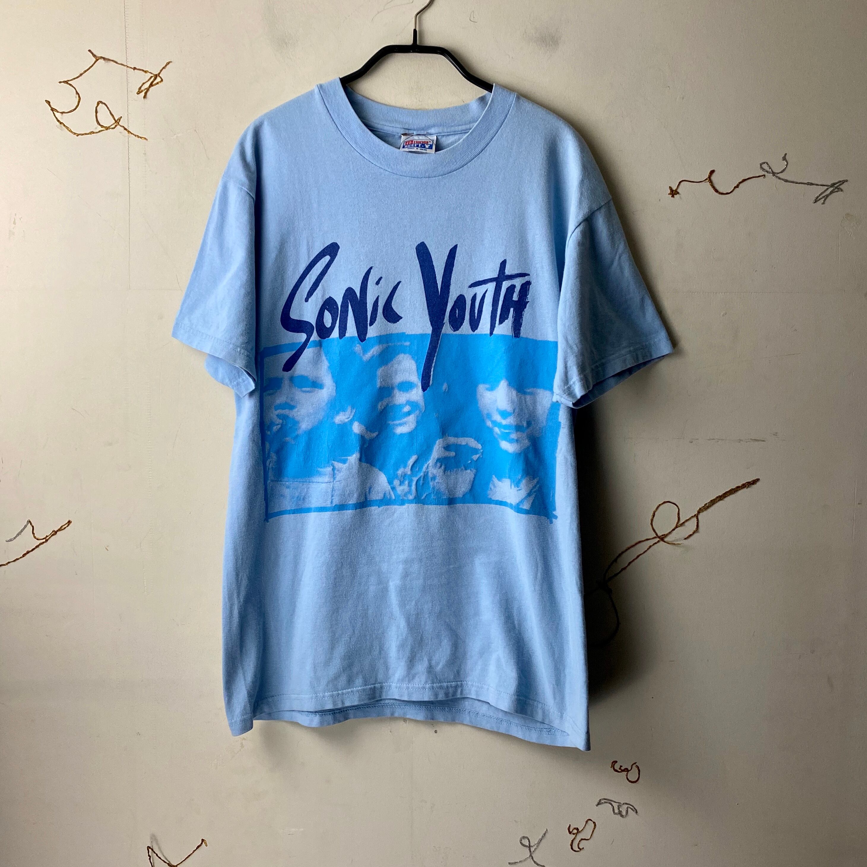 vintage 1990's SONIC YOUTH music tee “self-obsessed and sexxee